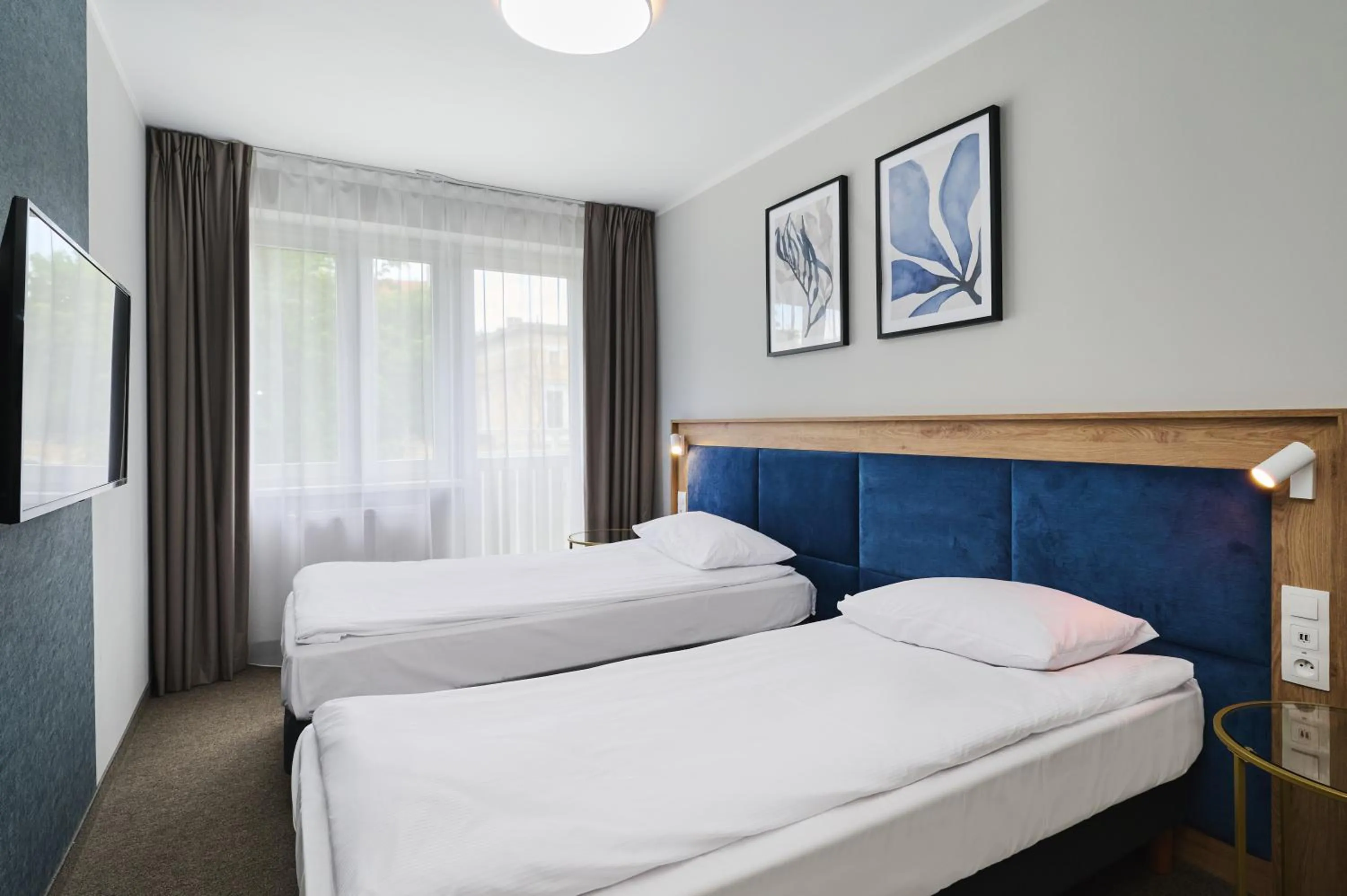 Bed in Hotel Halo Toruń