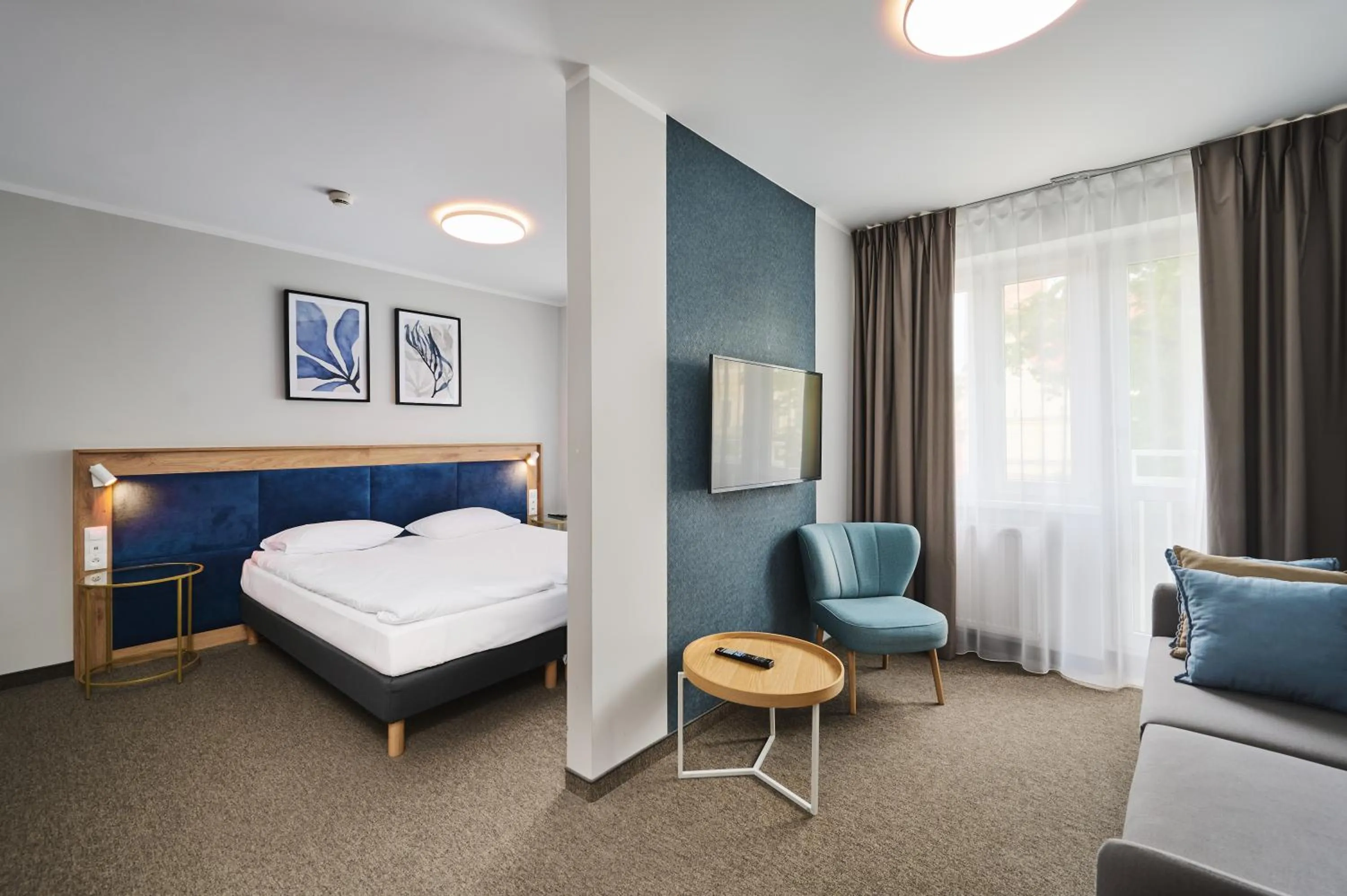 Bed in Hotel Halo Toruń