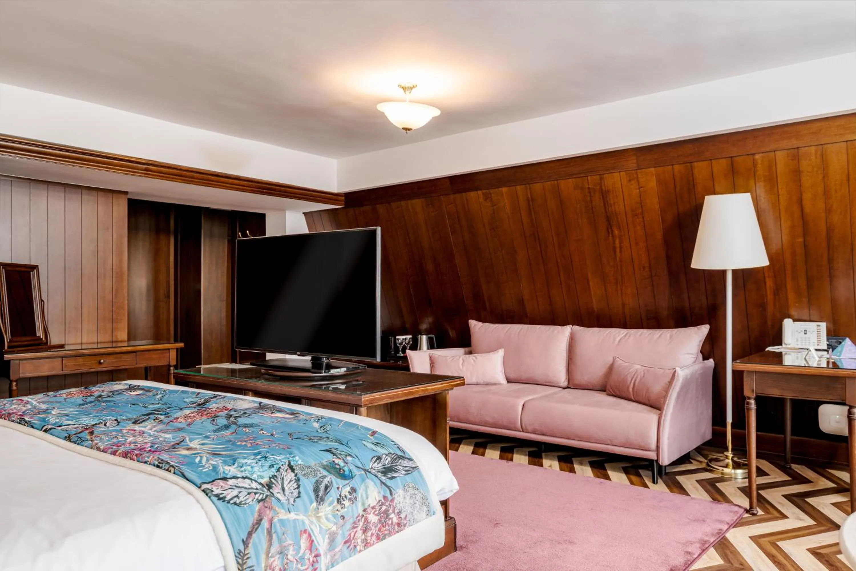 Bed in Hotel International