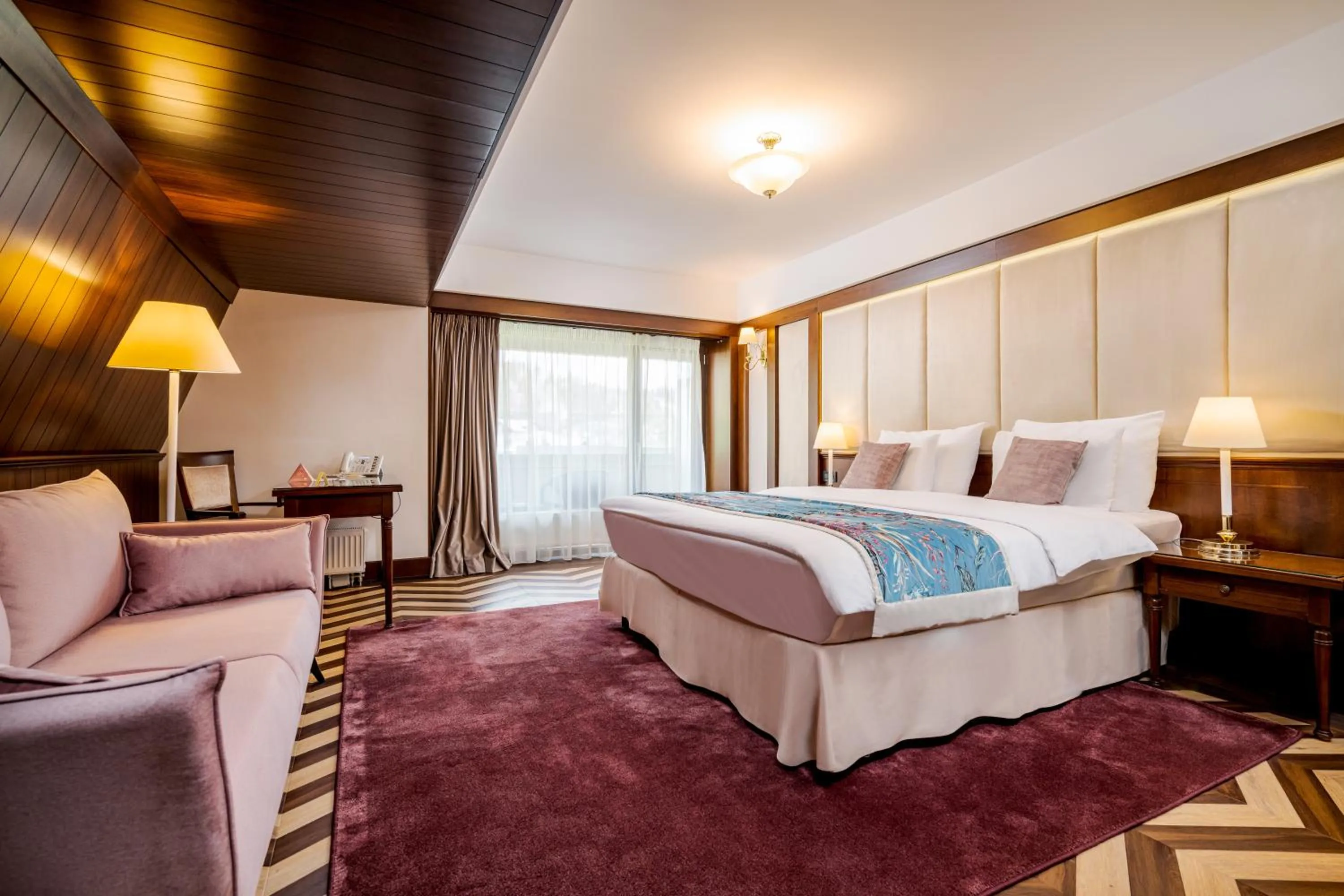 Bed in Hotel International