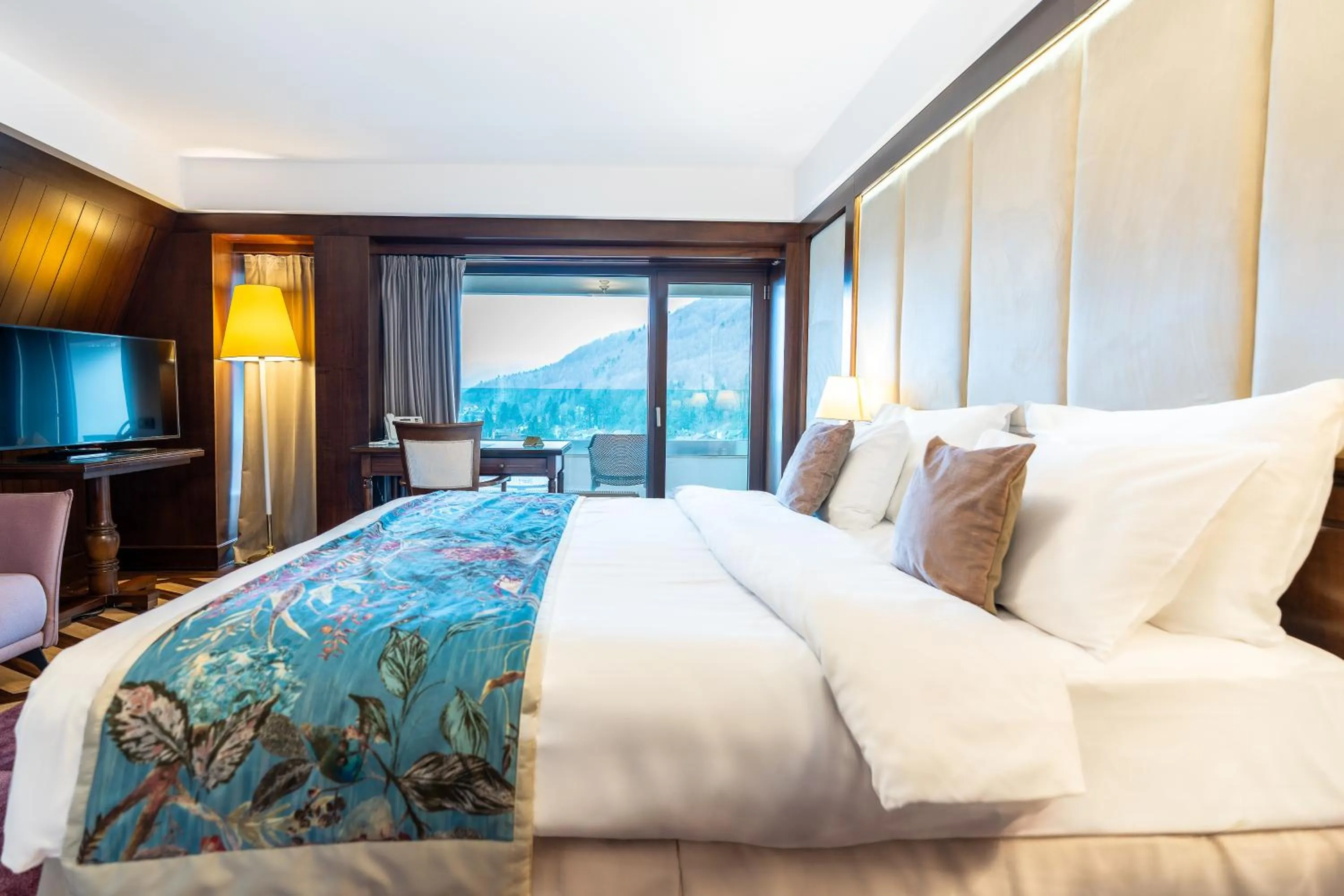 Bed in Hotel International