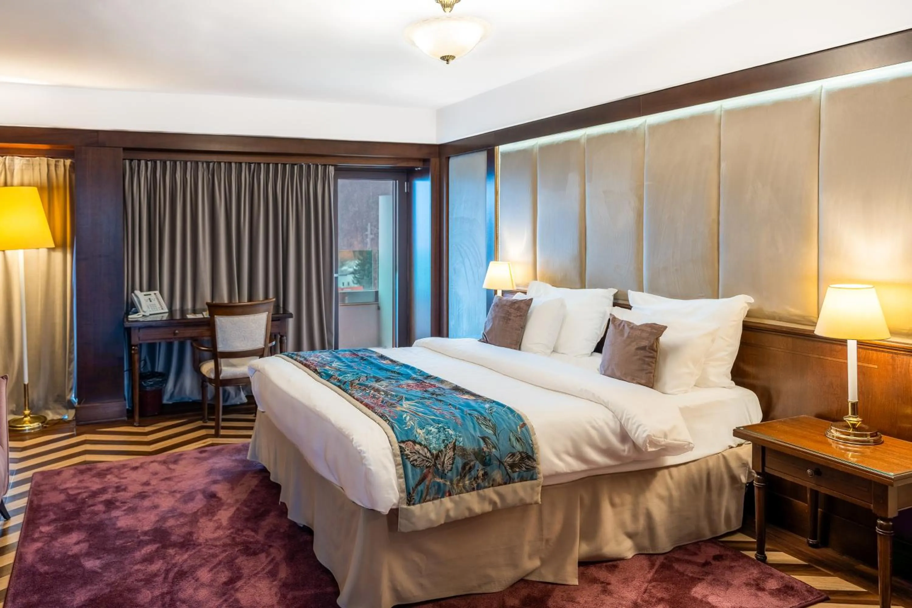 Bed in Hotel International