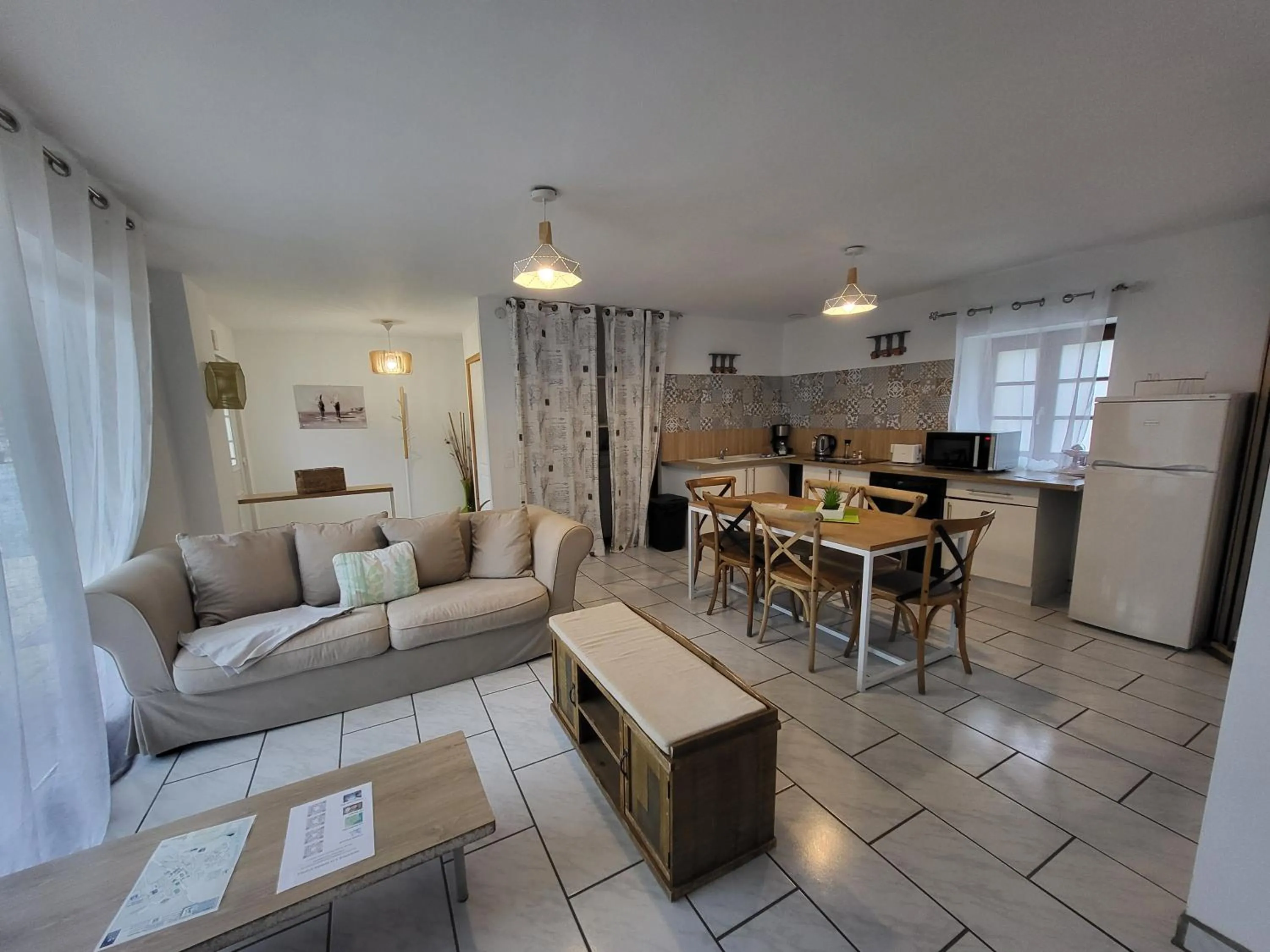 Living room in La marine D'opale