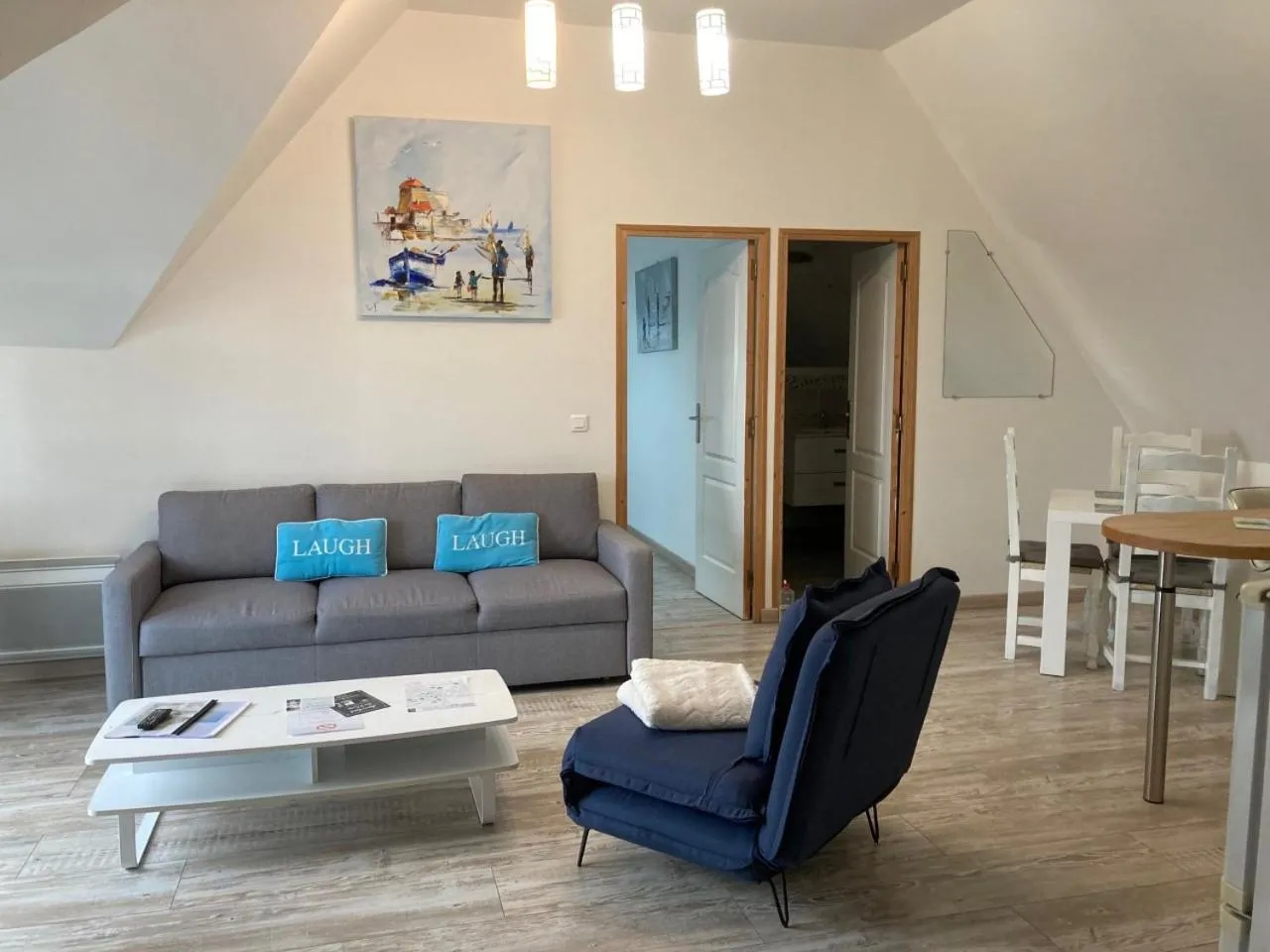 Living room in La marine D'opale