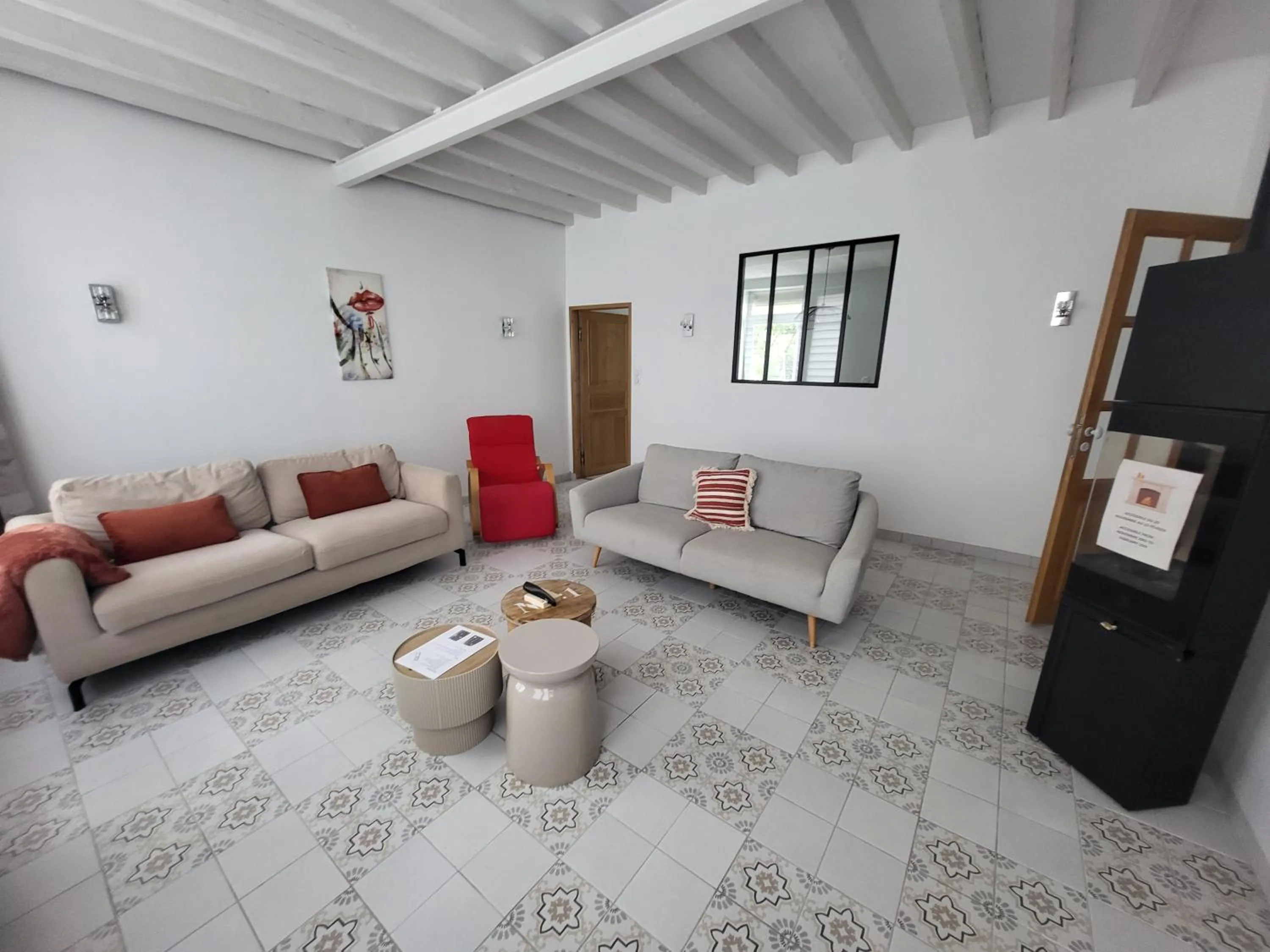 Living room in La marine D'opale