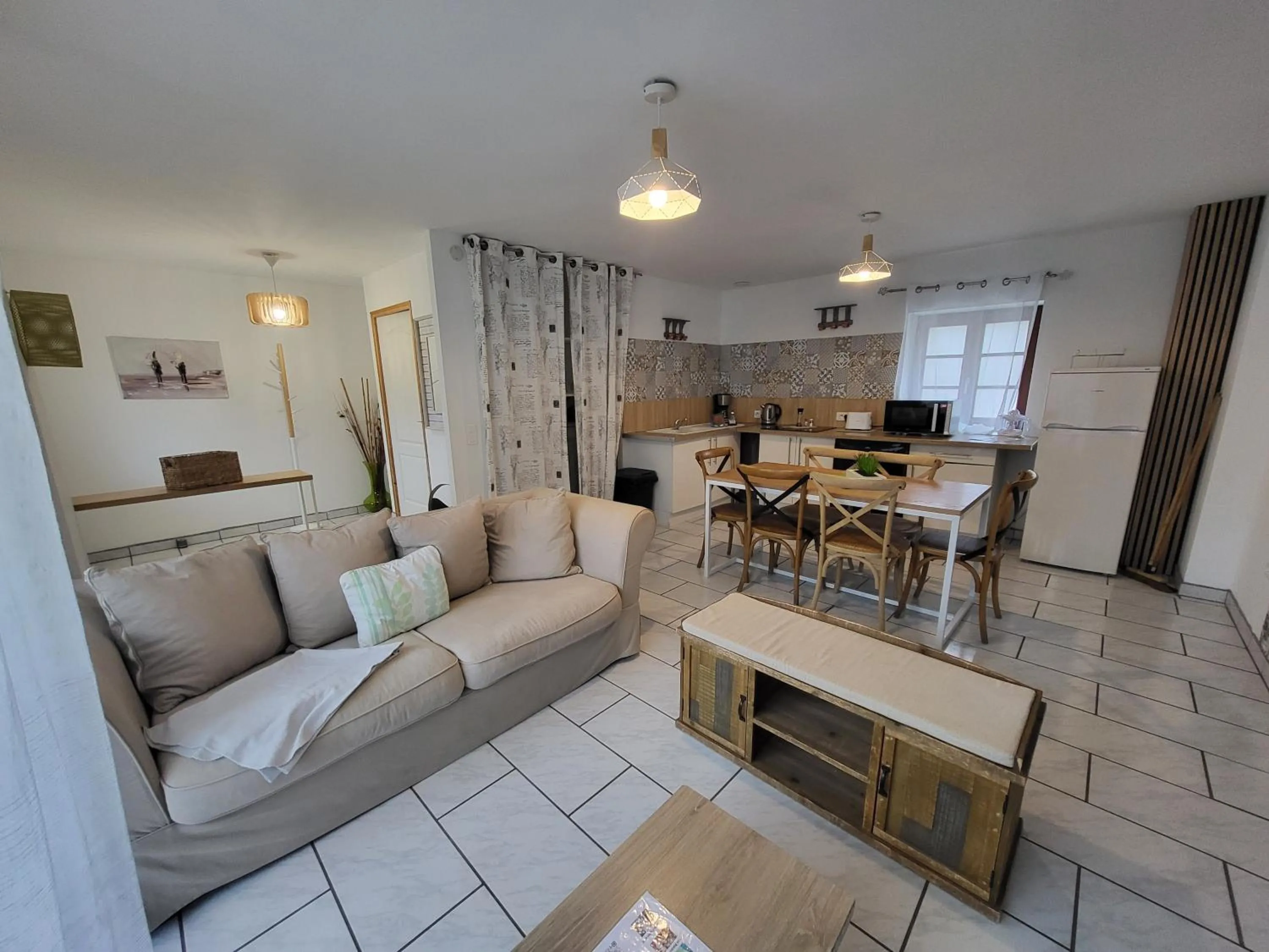 Living room in La marine D'opale
