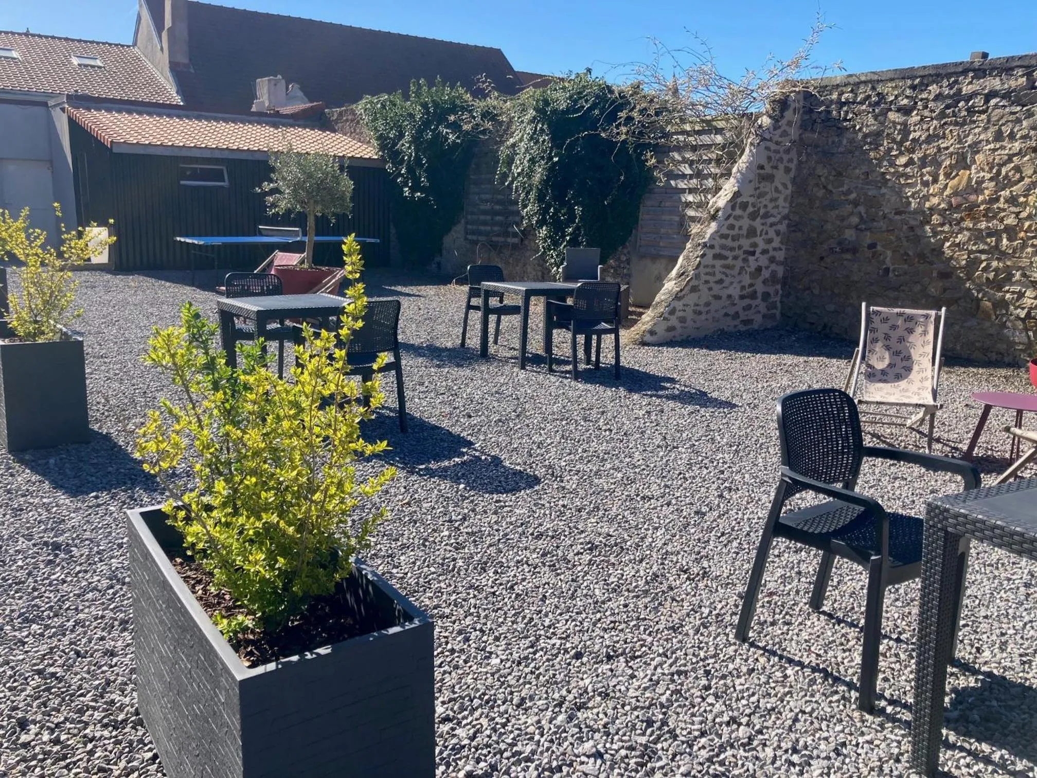 Garden in La marine D'opale