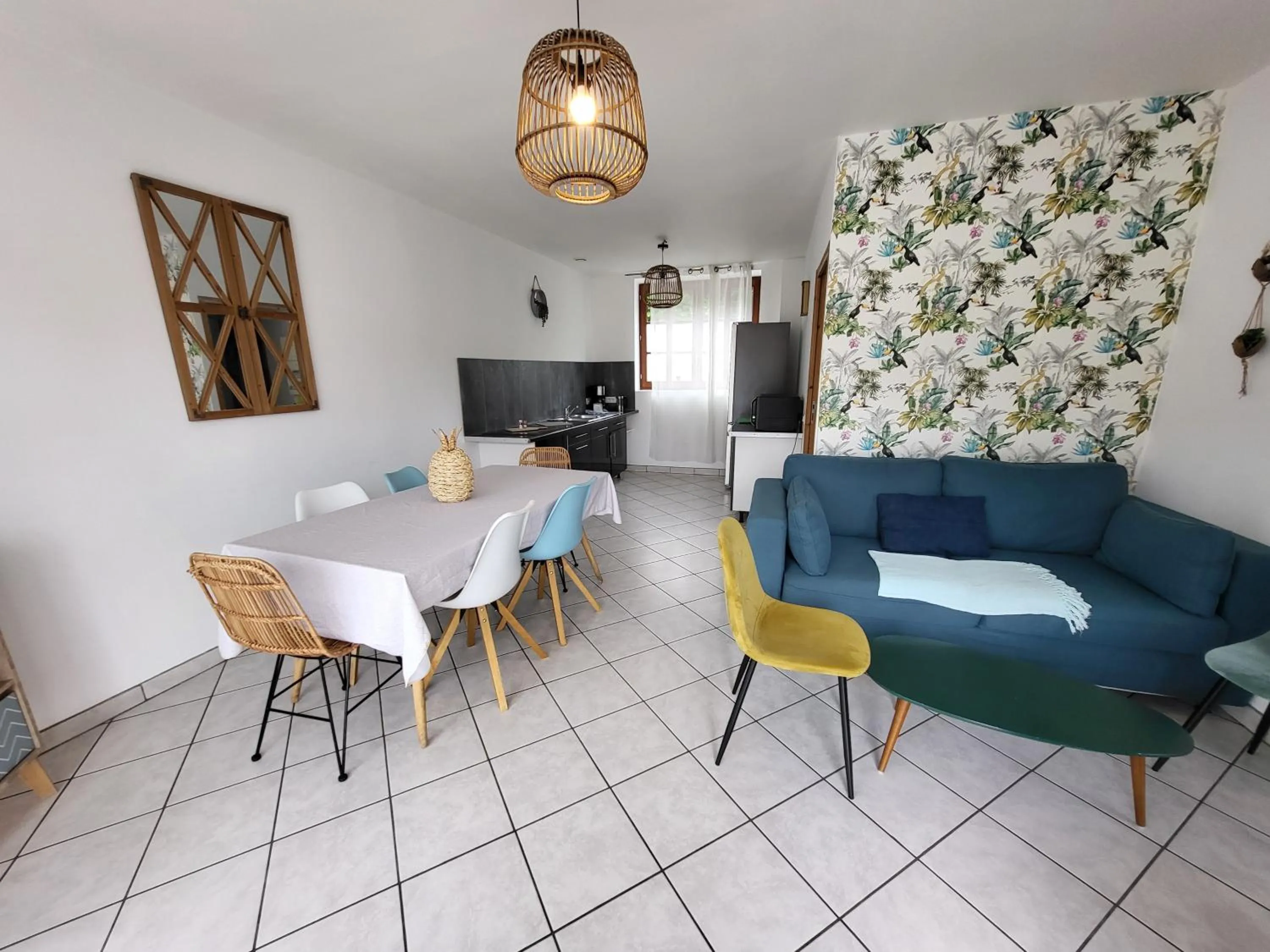 Living room in La marine D'opale