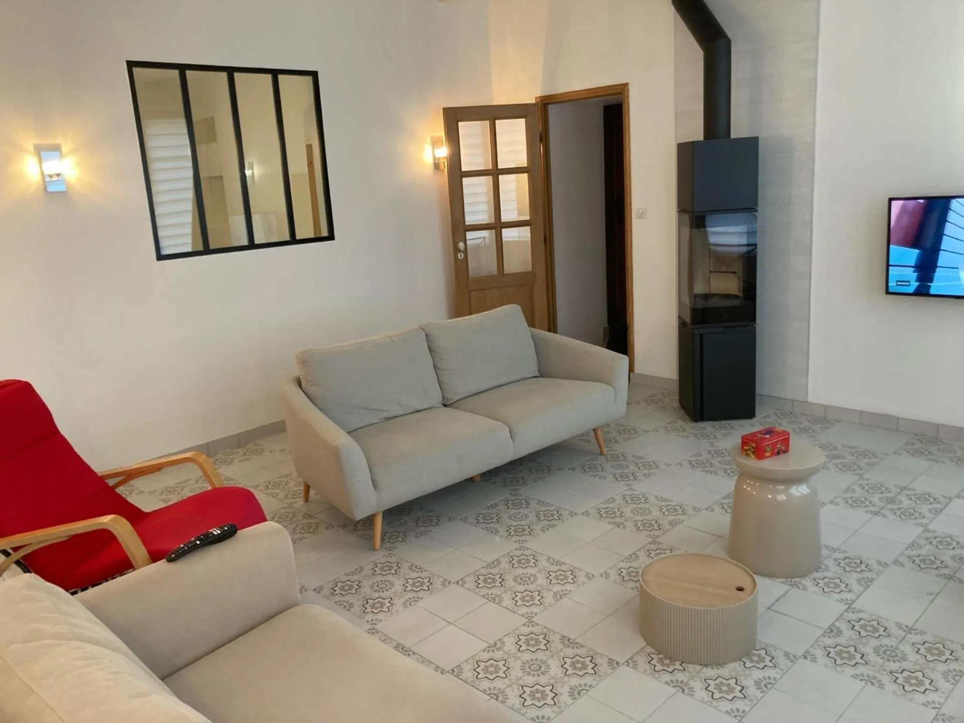 Living room in La marine D'opale