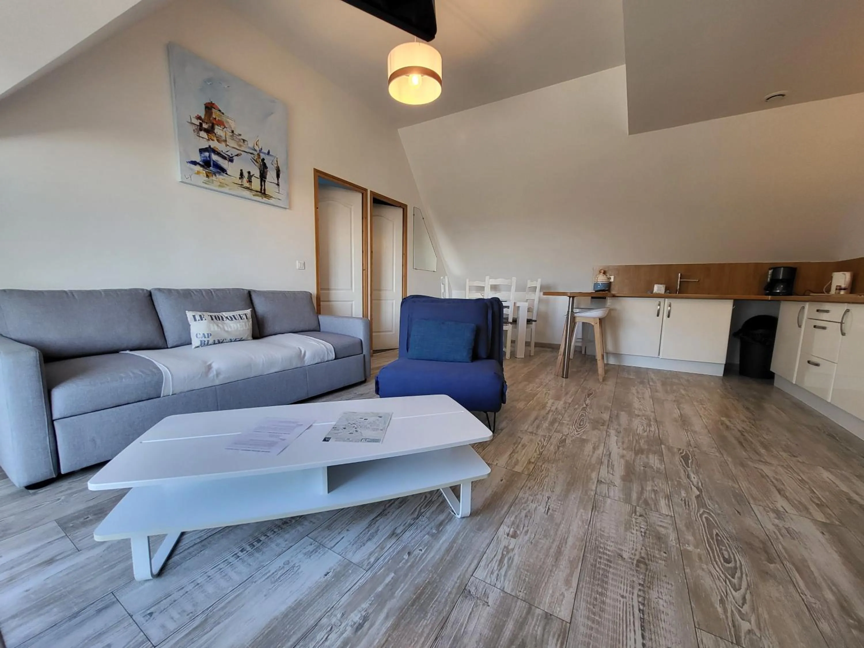 Living room in La marine D'opale