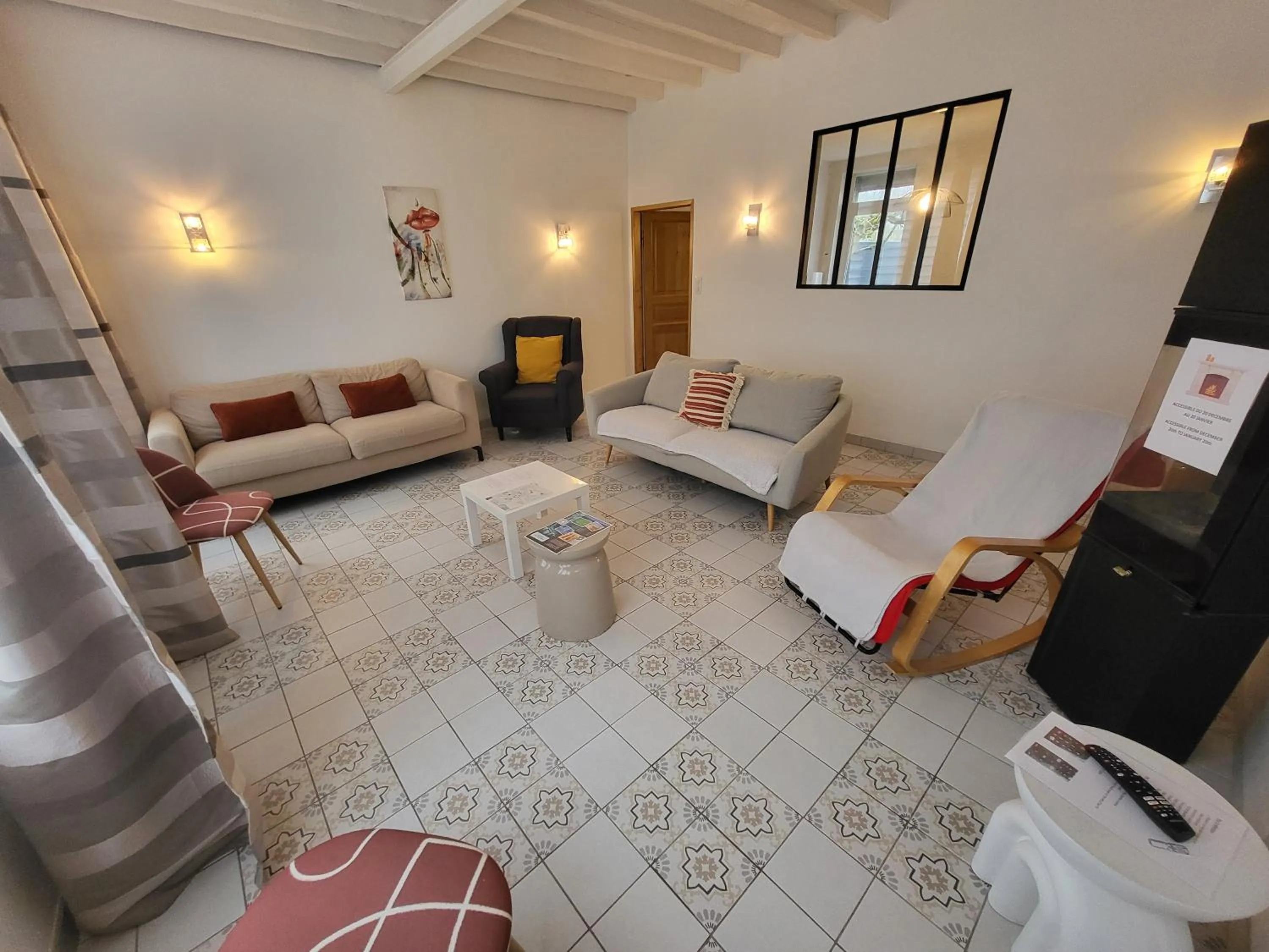 Living room in La marine D'opale