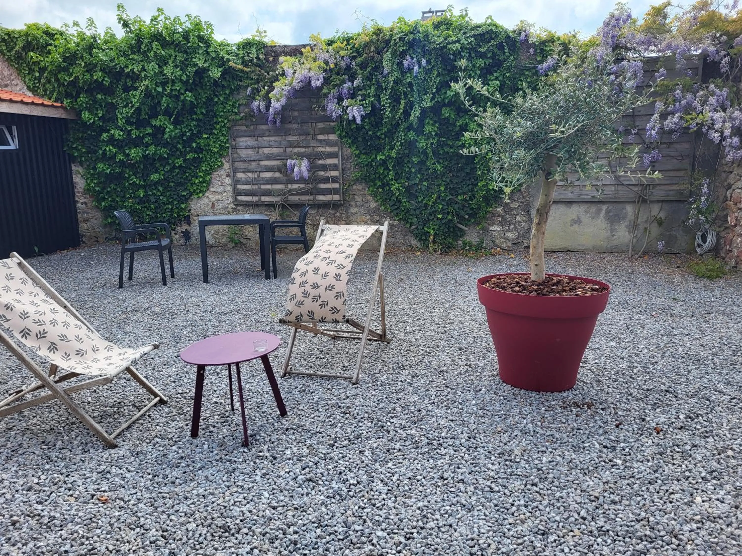 Garden in La marine D'opale