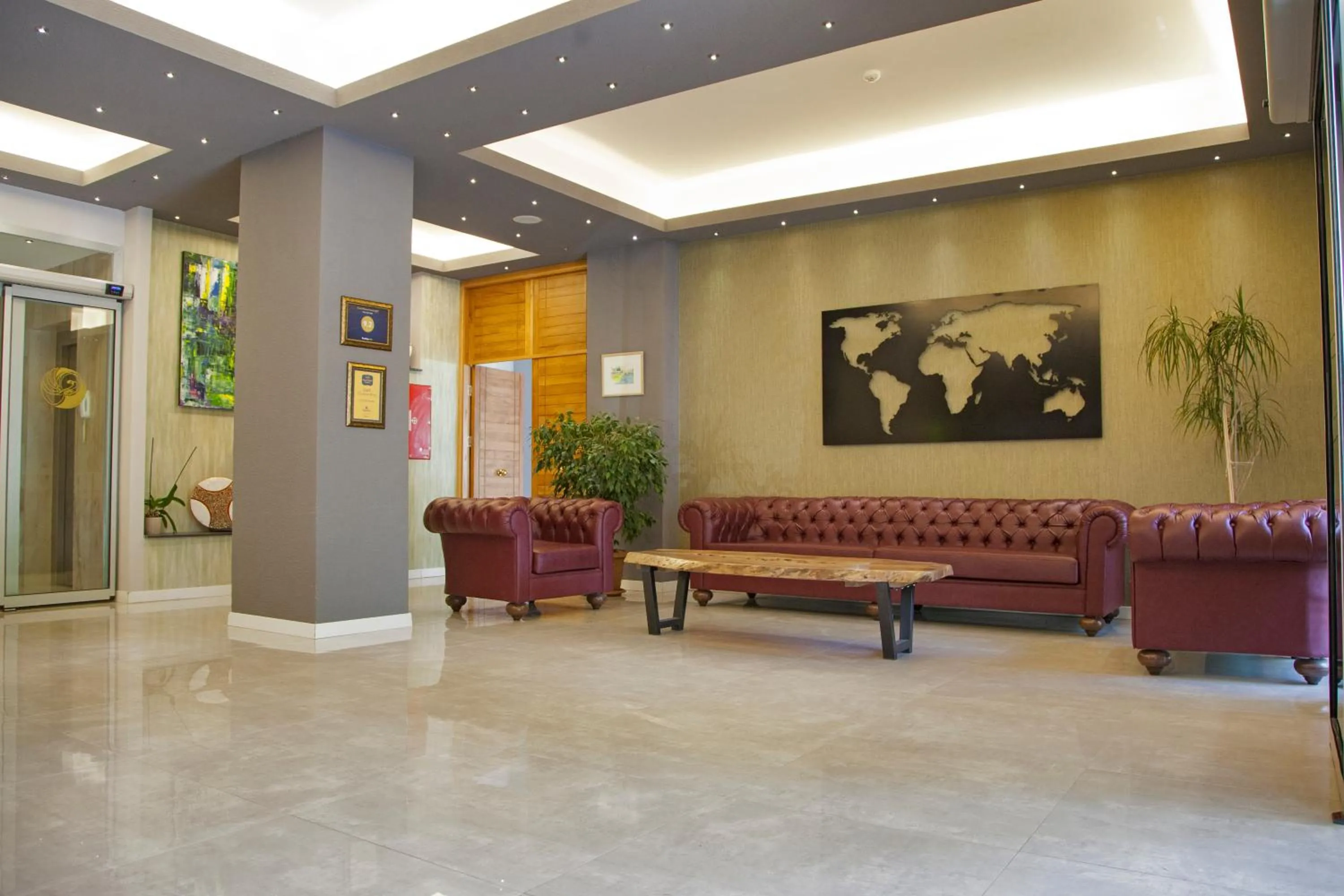 Lobby or reception in leto city hotel