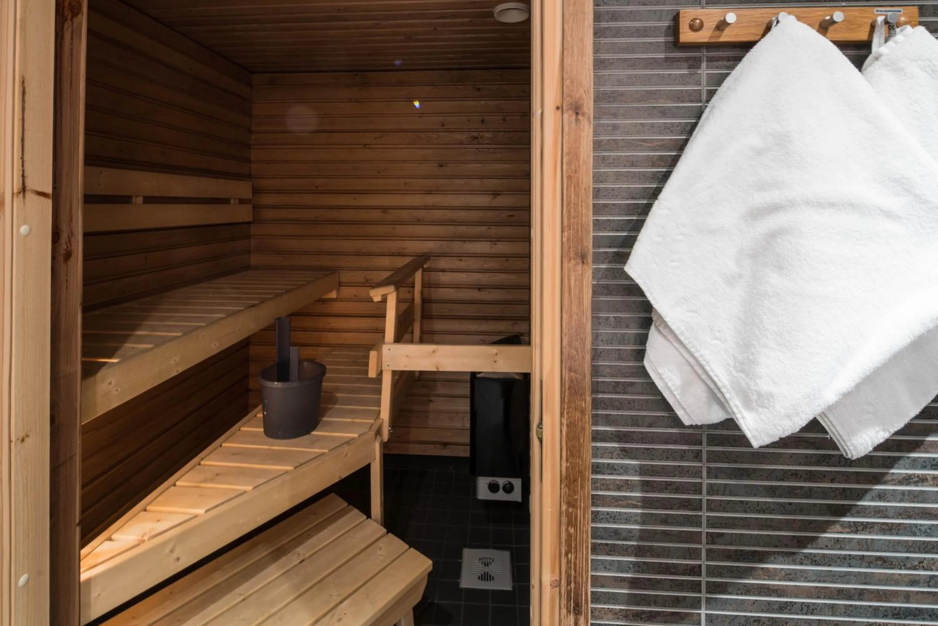 Bathroom in Lapland Hotels Luostotunturi & Amethyst Spa