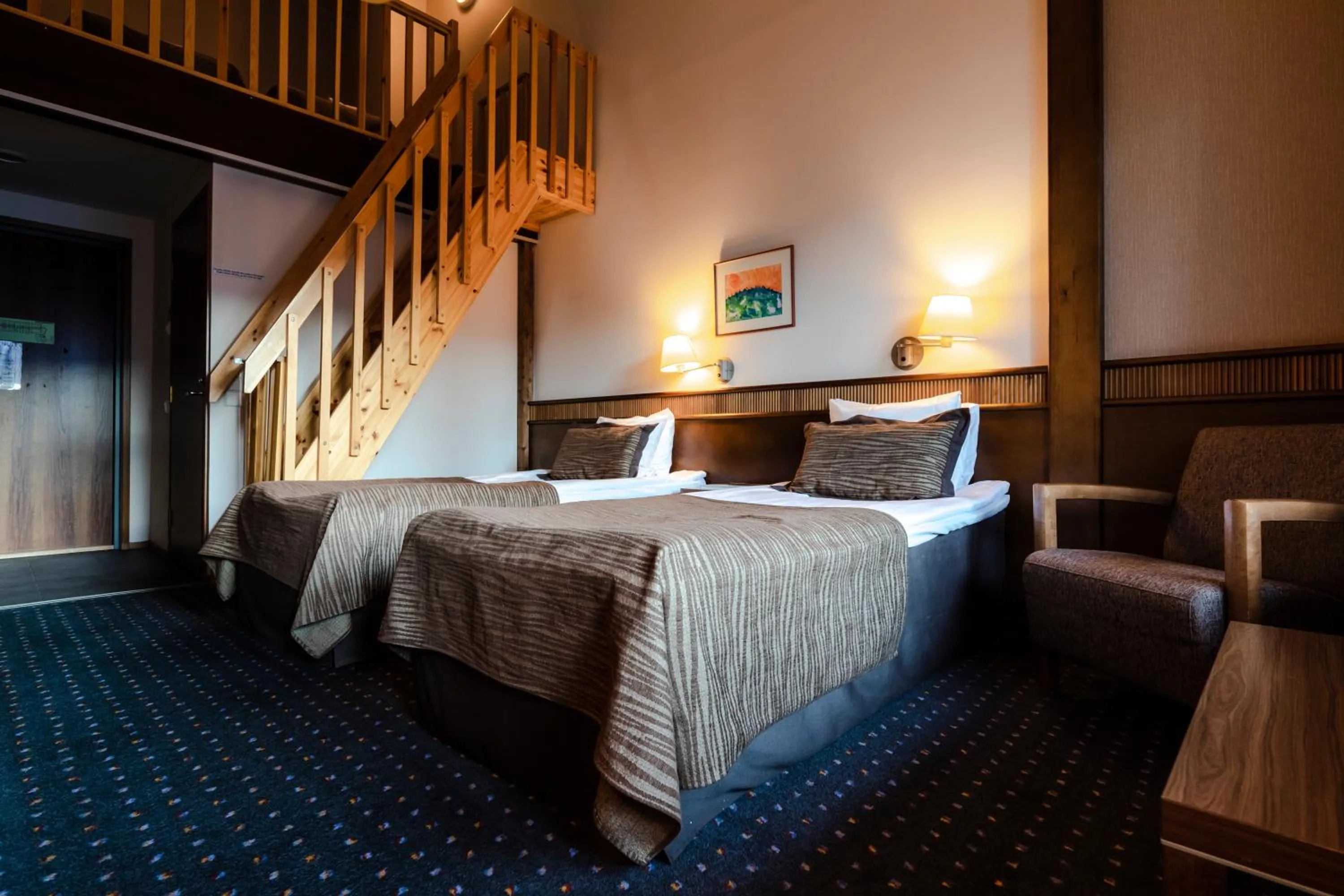 Photo of the whole room, Bed in Lapland Hotels Luostotunturi & Amethyst Spa