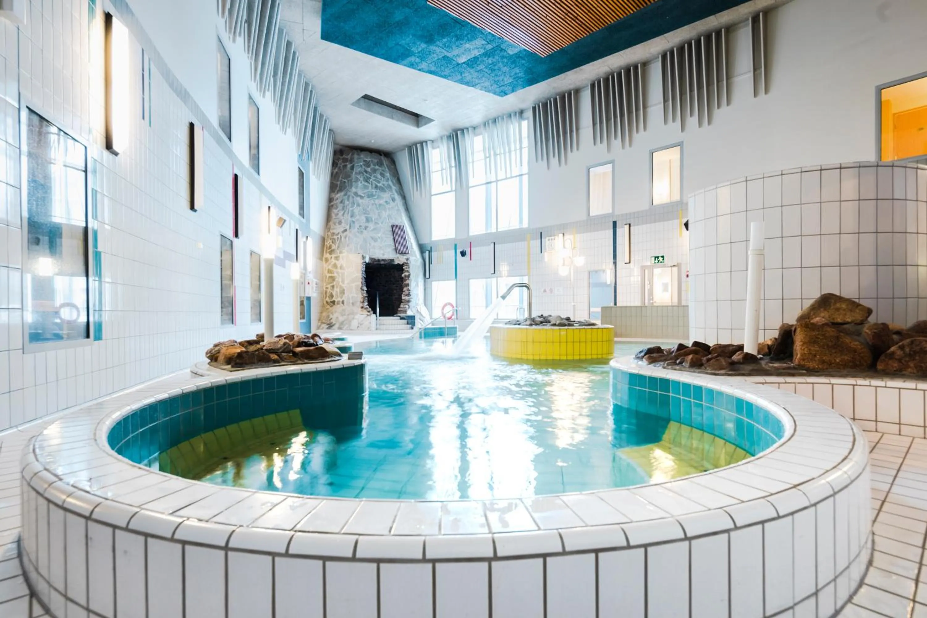 Swimming pool in Lapland Hotels Luostotunturi & Amethyst Spa
