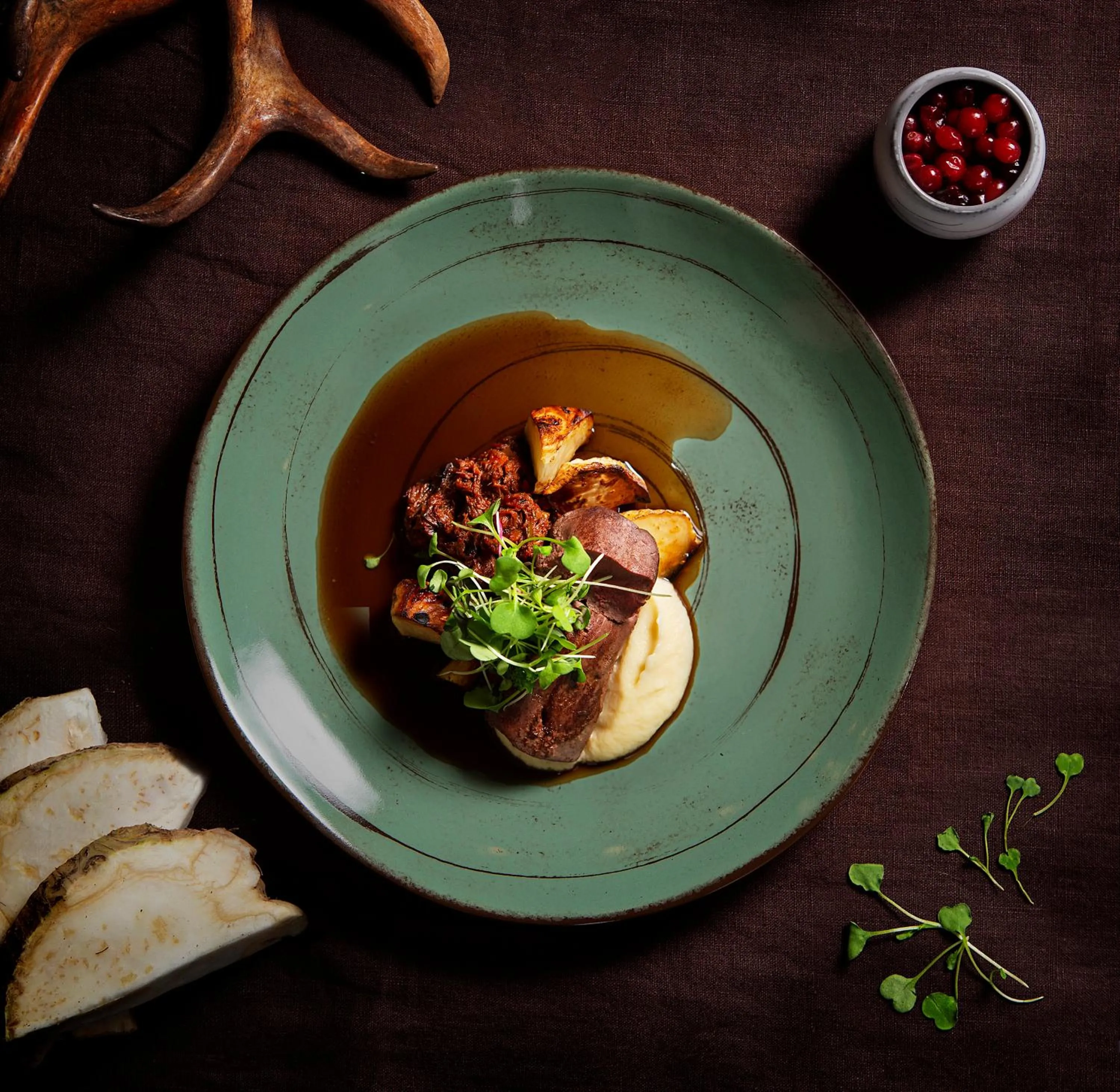 Dinner in Lapland Hotels Luostotunturi & Amethyst Spa