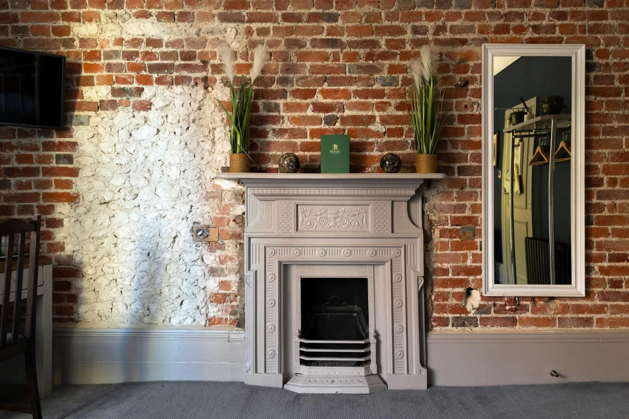 fireplace in The Westgate