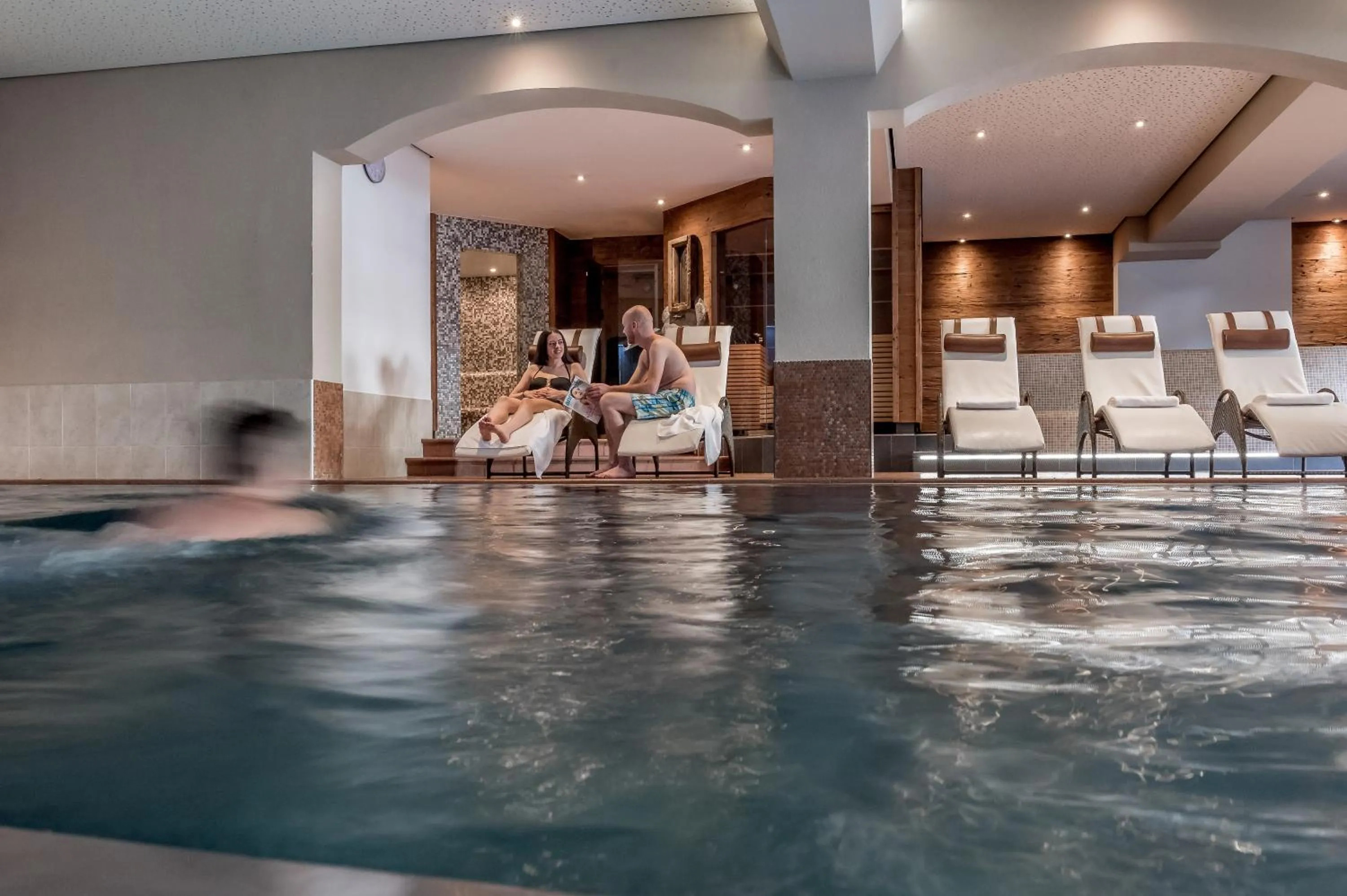 Swimming pool in 4 Sterne Superior Mühle Resort 1900 - Adults only