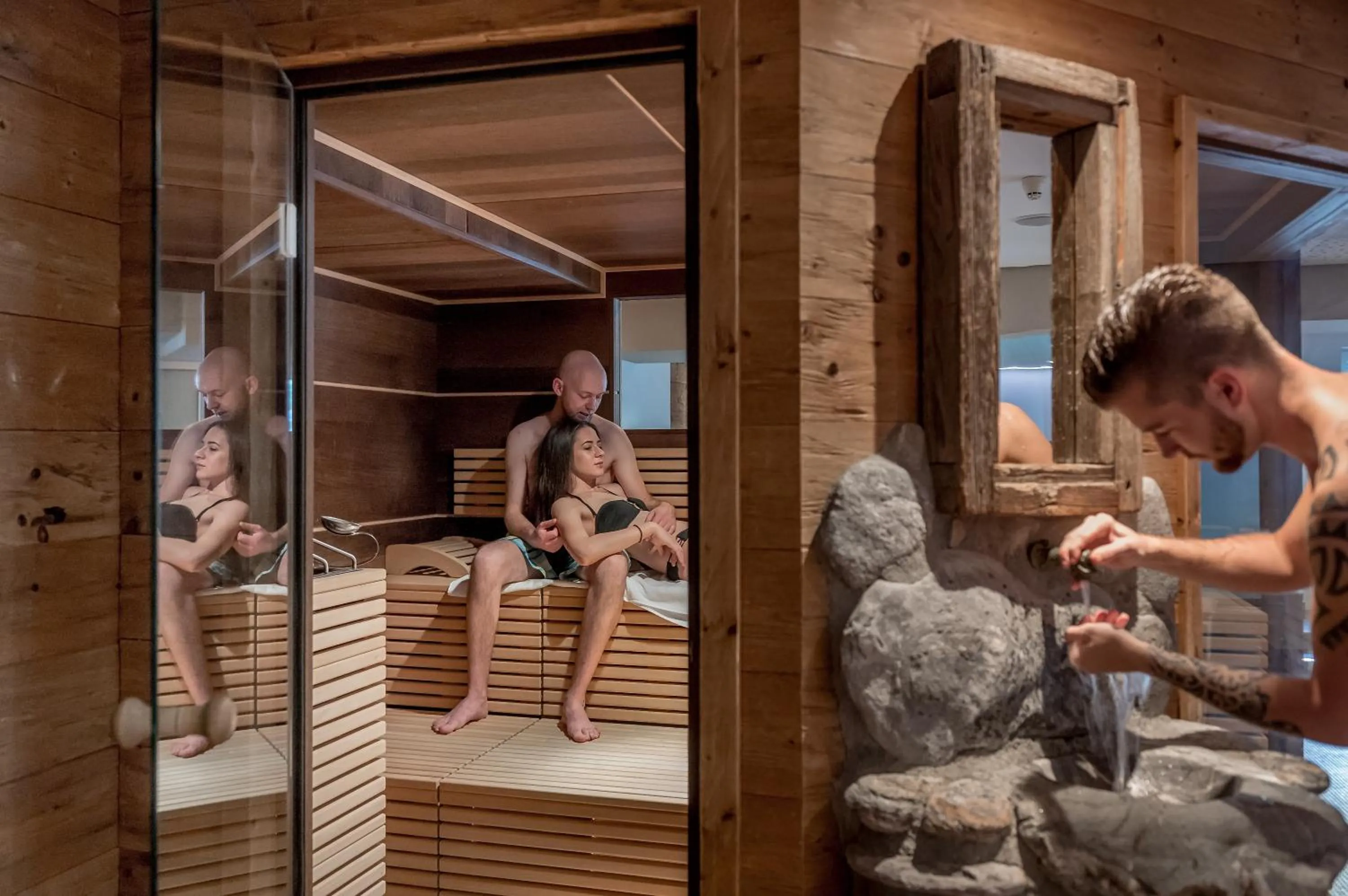 Sauna in 4 Sterne Superior Mühle Resort 1900 - Adults only