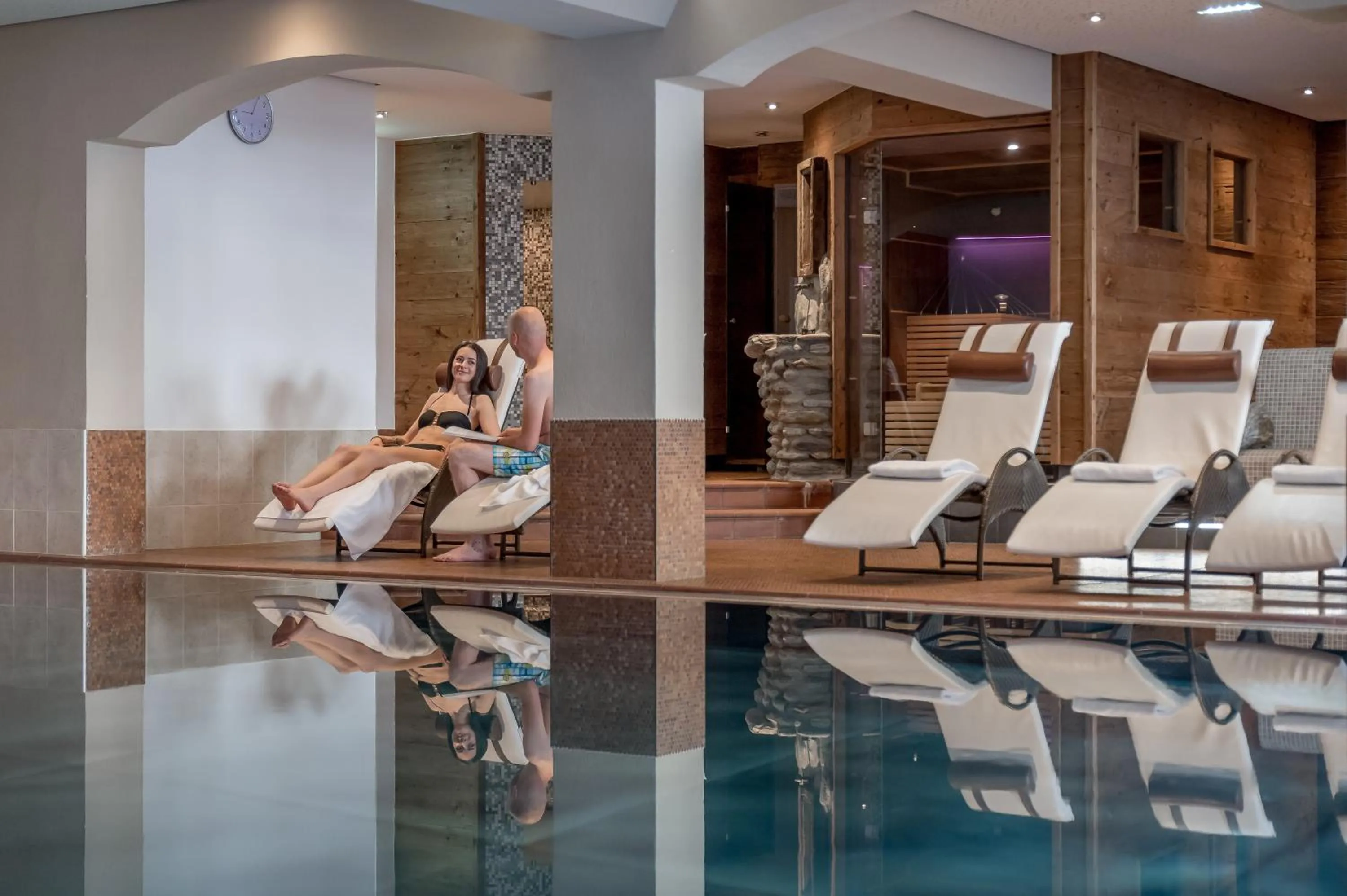 Swimming pool in 4 Sterne Superior Mühle Resort 1900 - Adults only