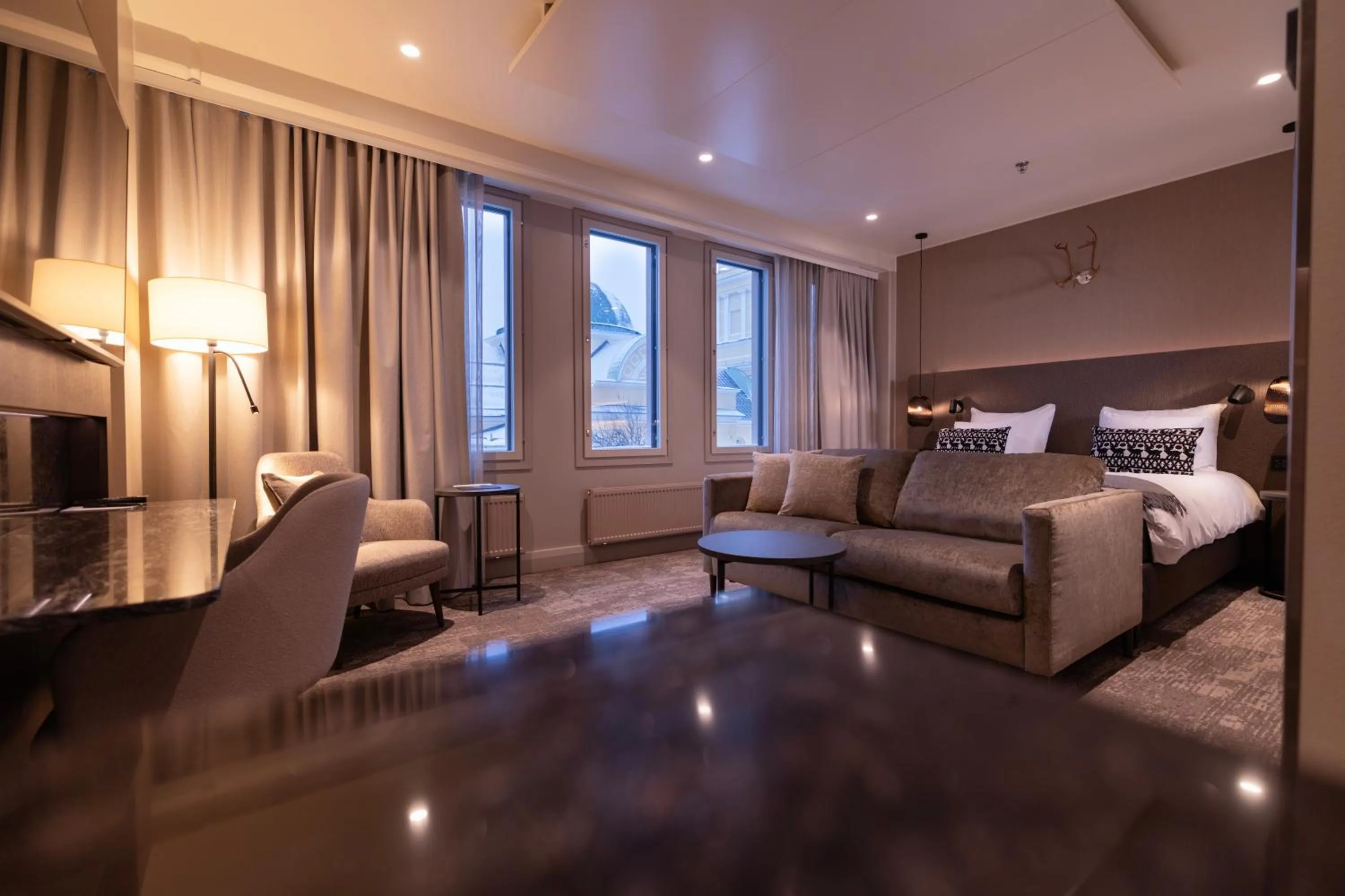 Photo of the whole room, Bed in Lapland Hotels Oulu