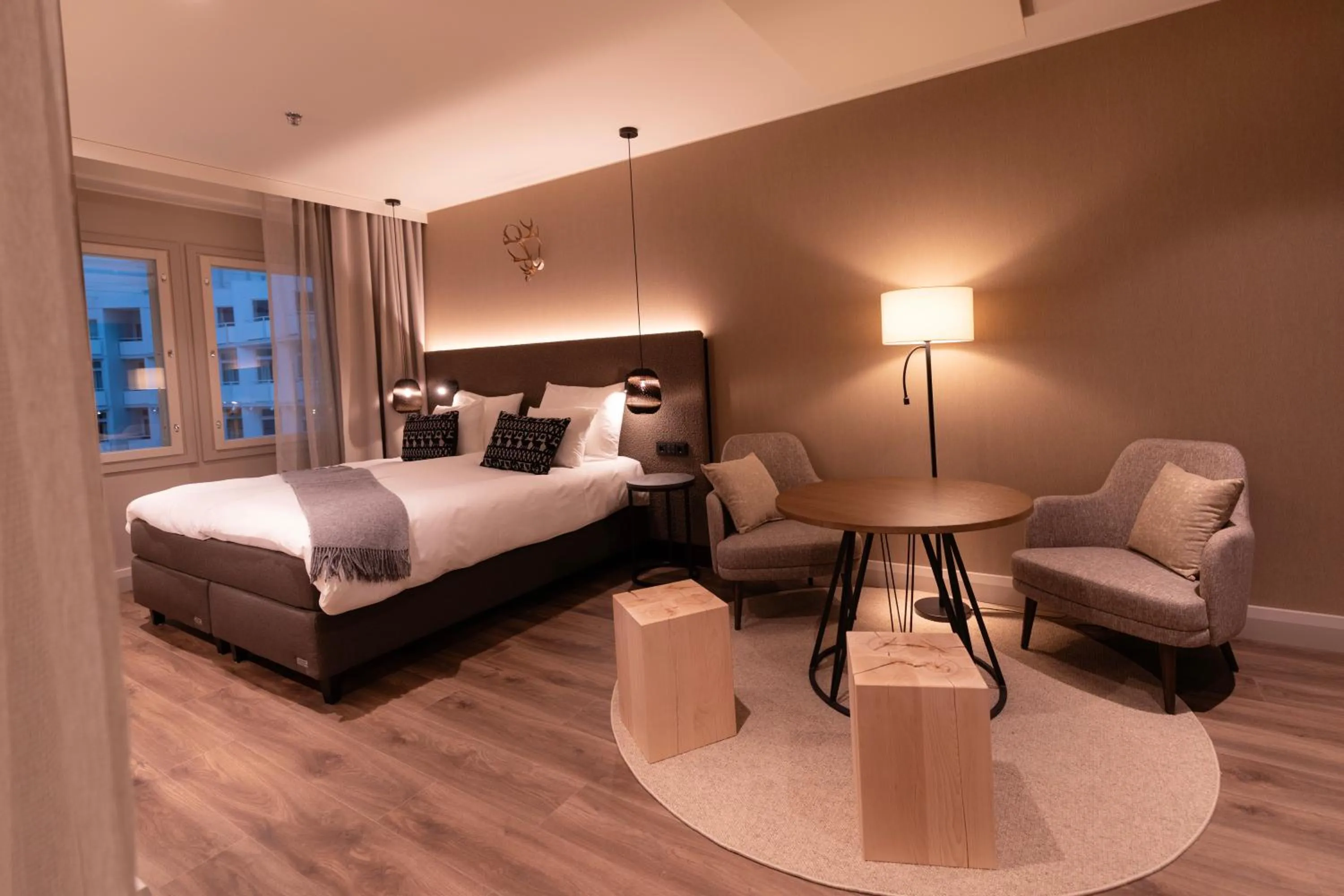 Bed in Lapland Hotels Oulu