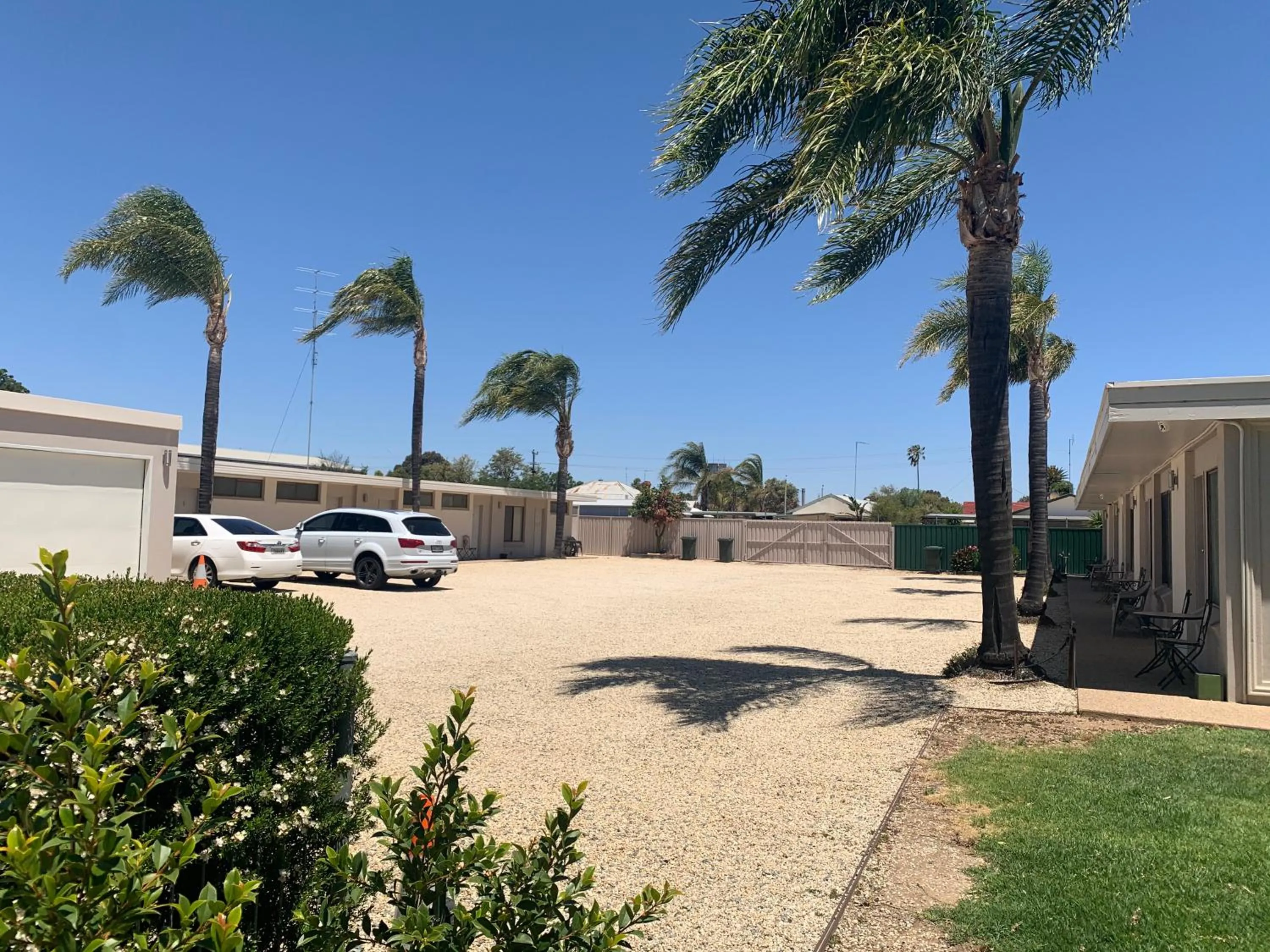 Garden view in Jerilderie Motor Inn