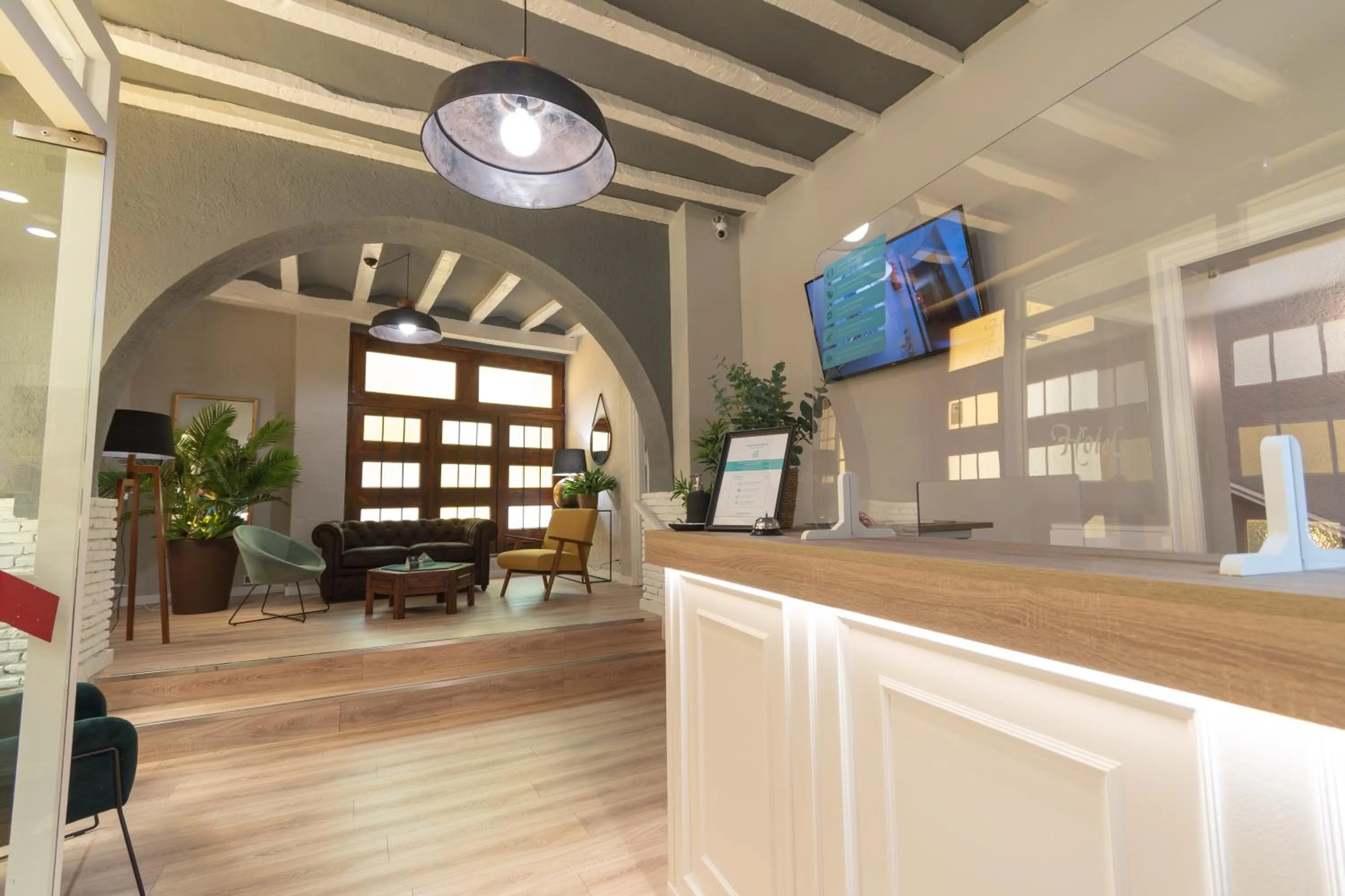 Lobby or reception in Alda Centro Pamplona