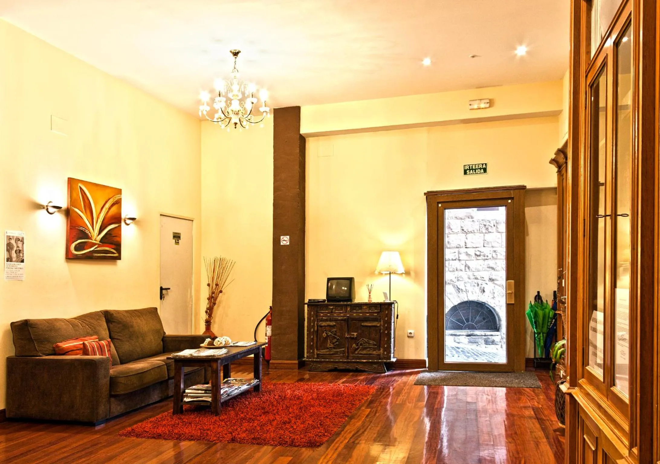 Lobby or reception in Hotel Itxas Gain Getaria