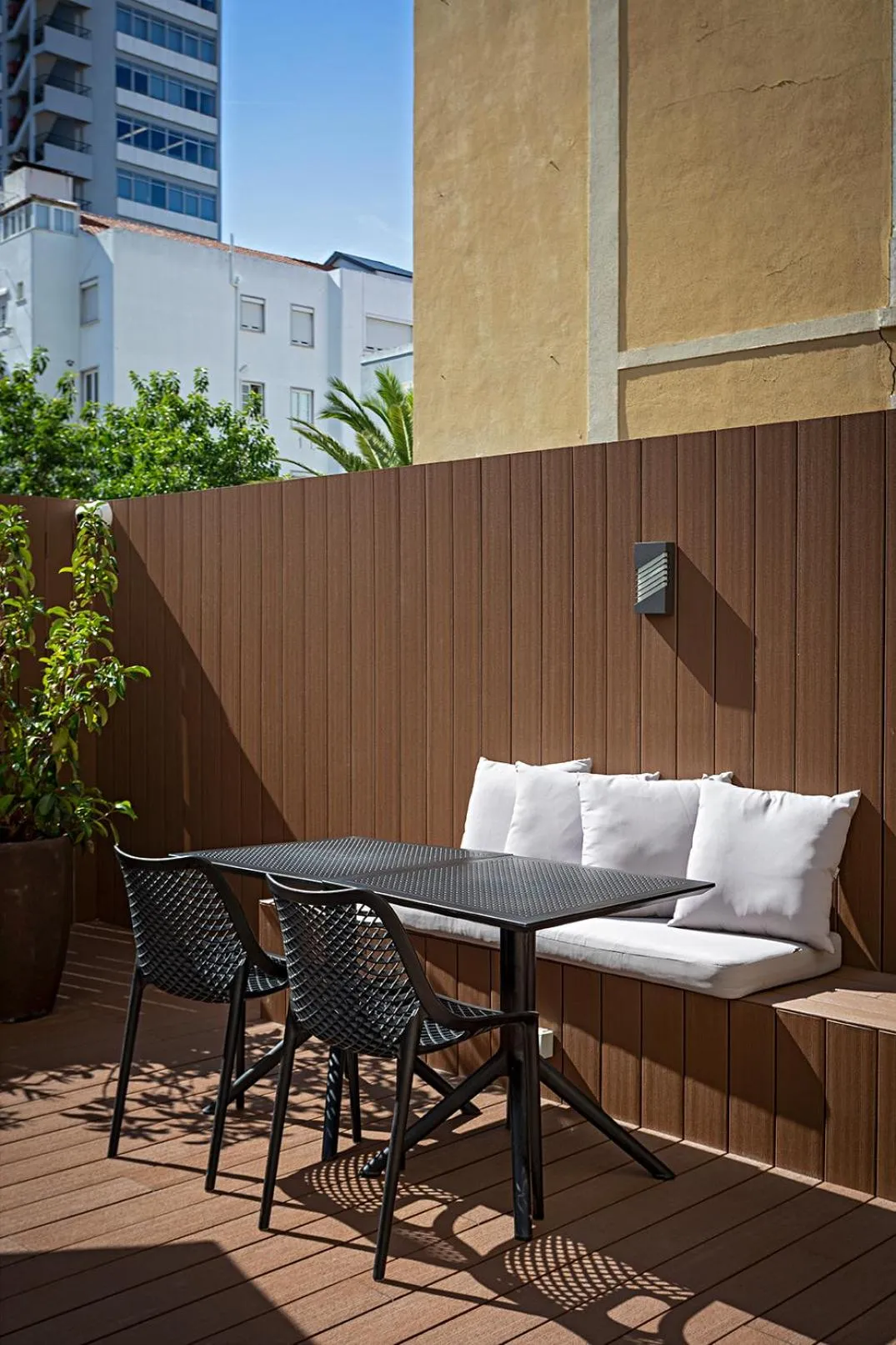 Patio in Hotel Canada