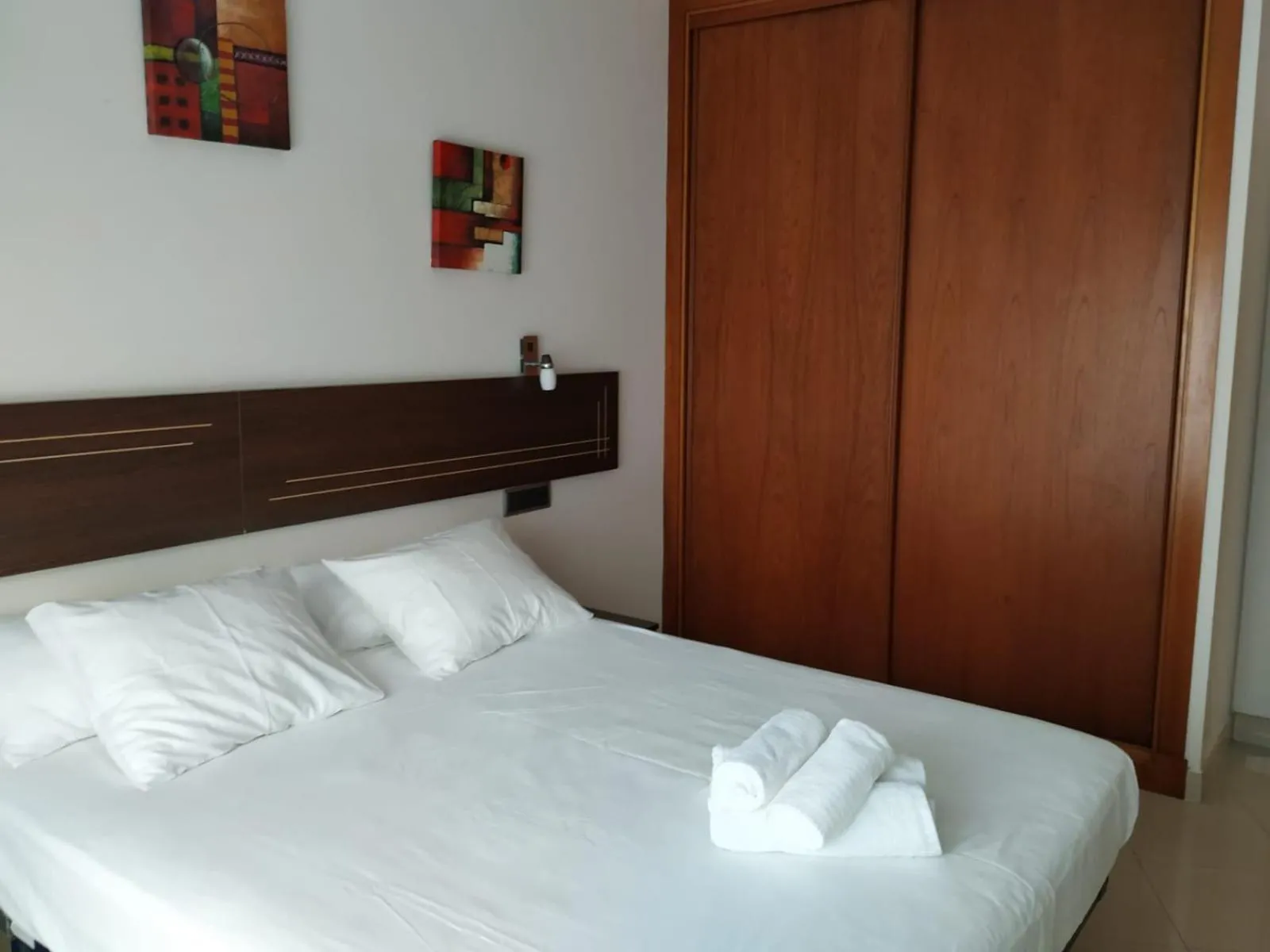 Bed in Apartamentos Arosa