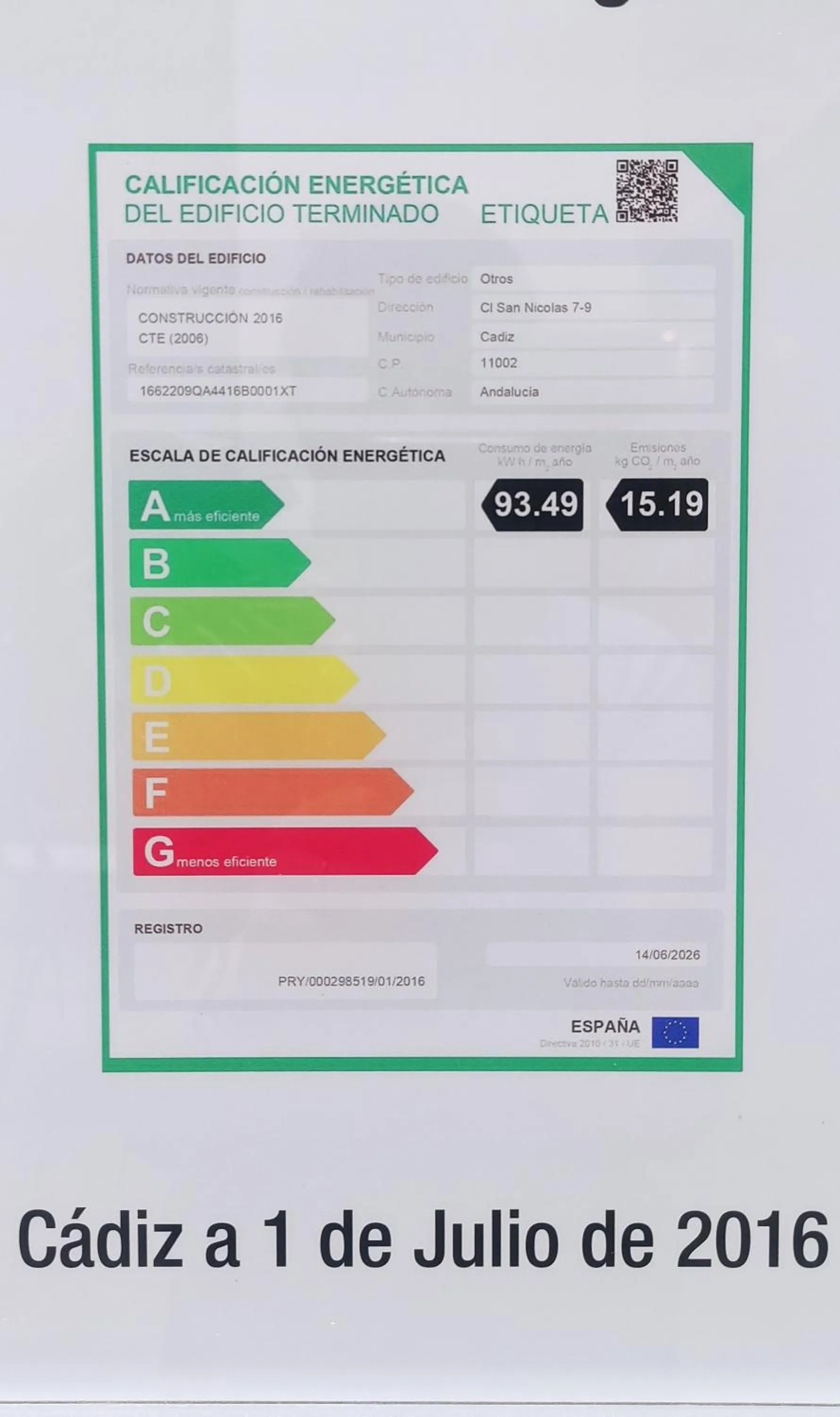 Certificate/Award in Apartamentos Maier