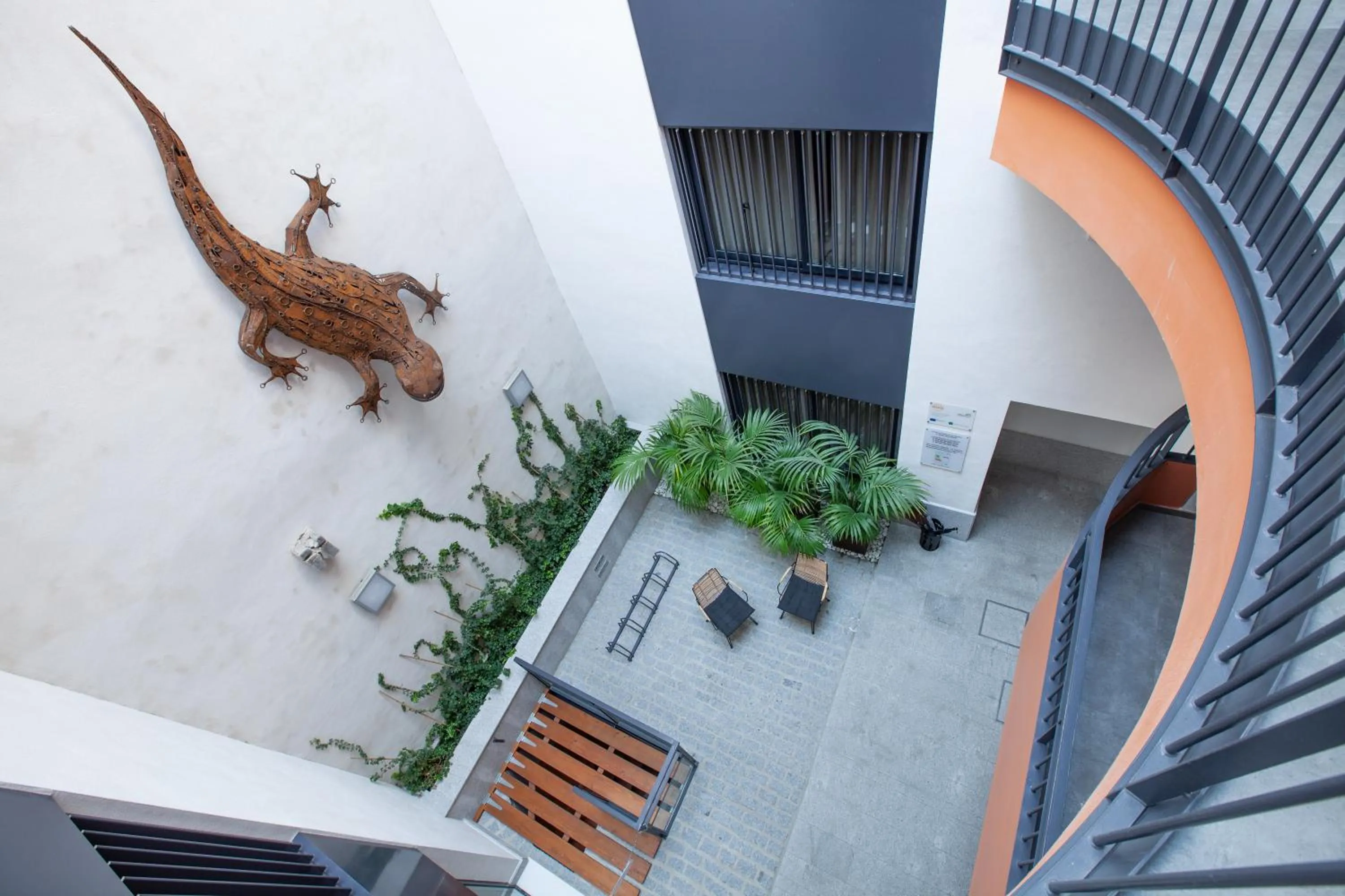 Patio in Apartamentos Maier