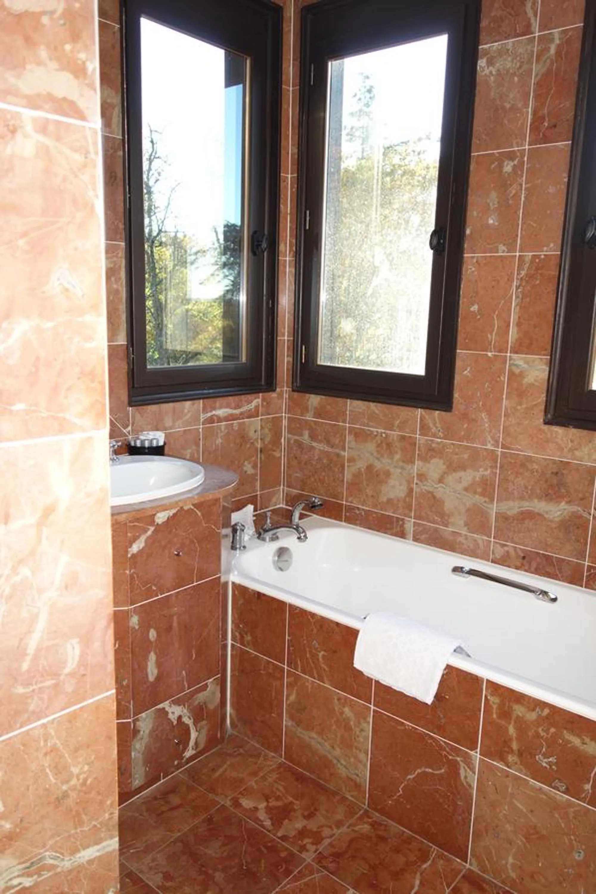 Bathroom in château Mont Suzey