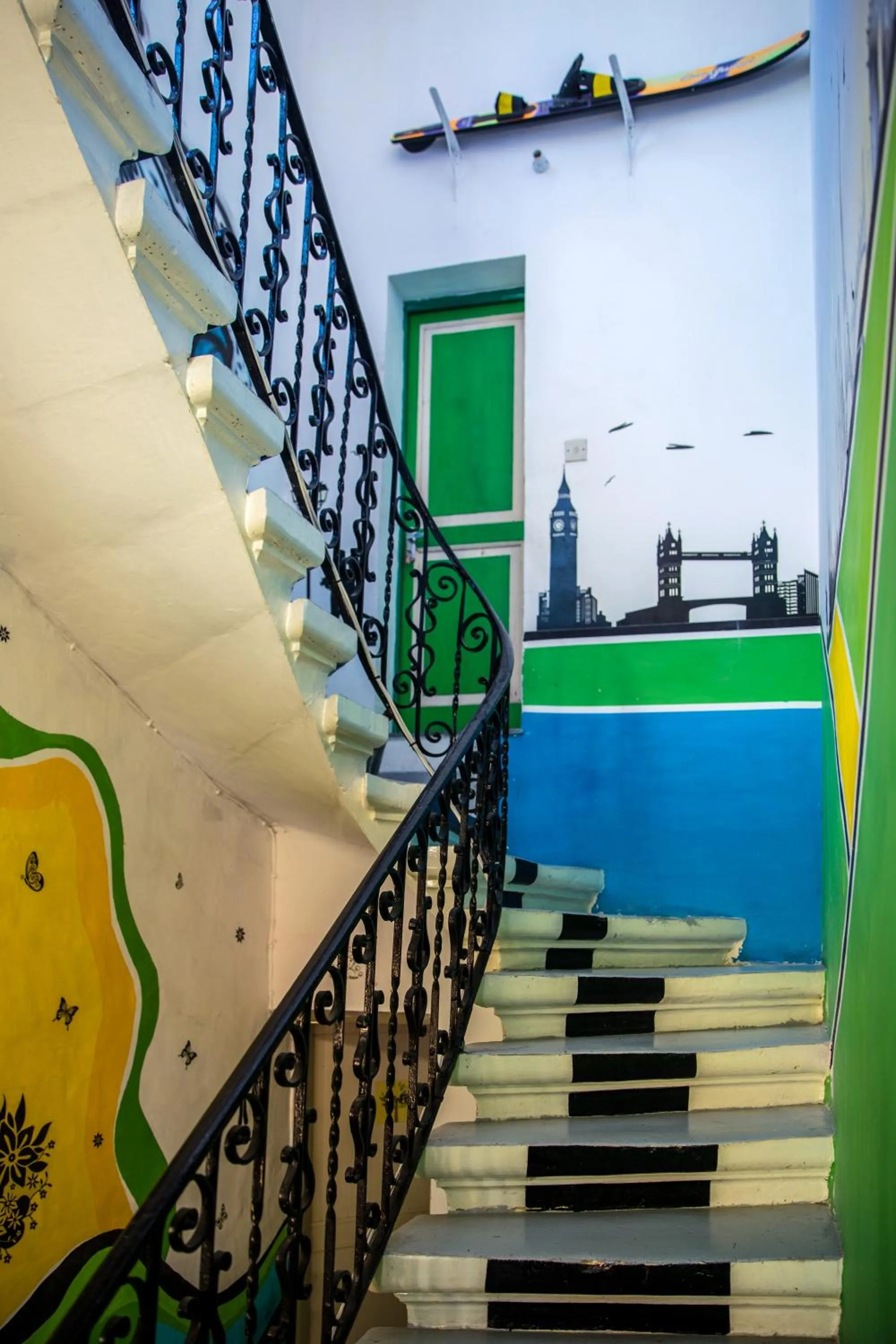 Decorative detail in Five Trees