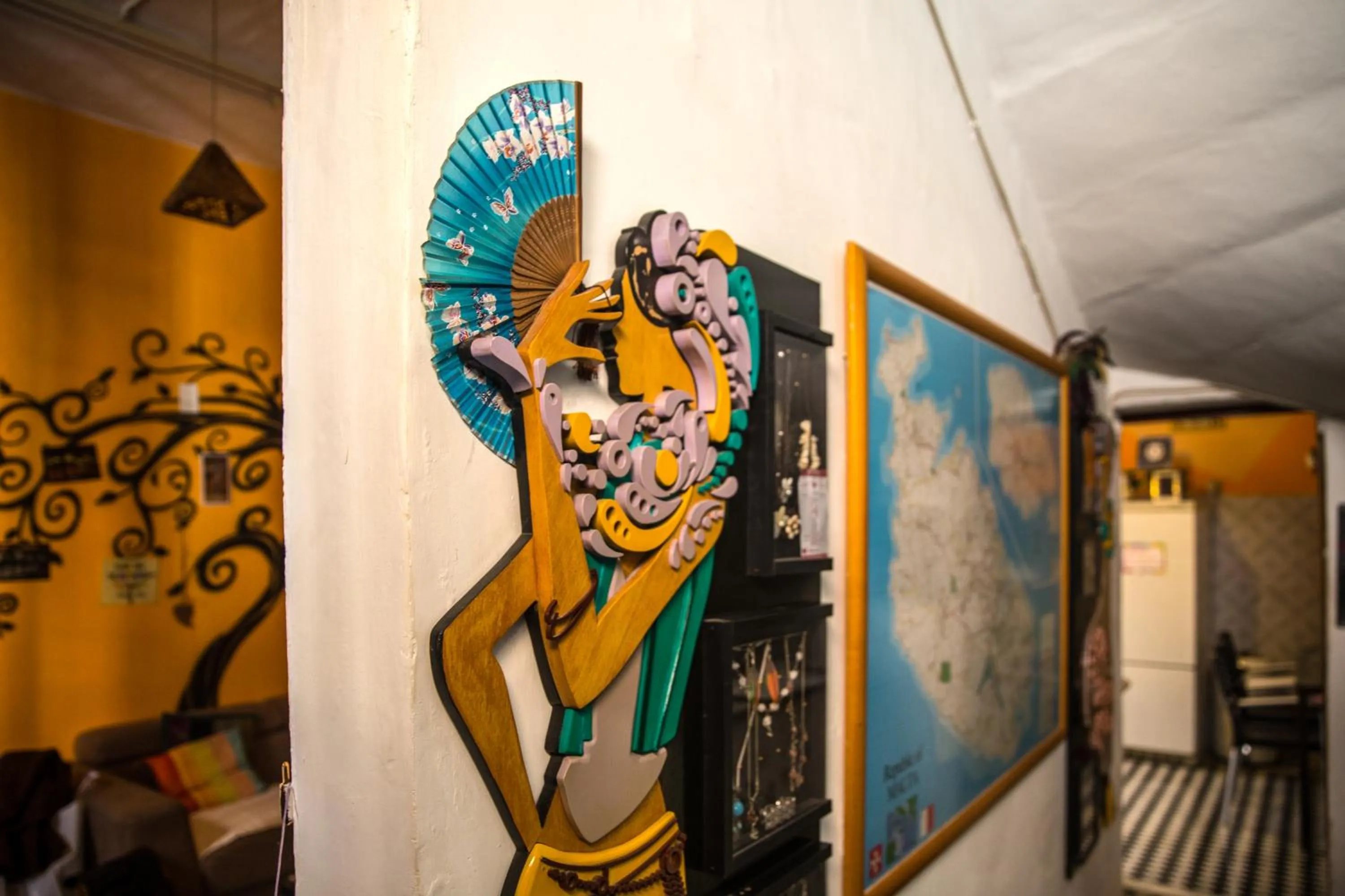 Decorative detail in Five Trees