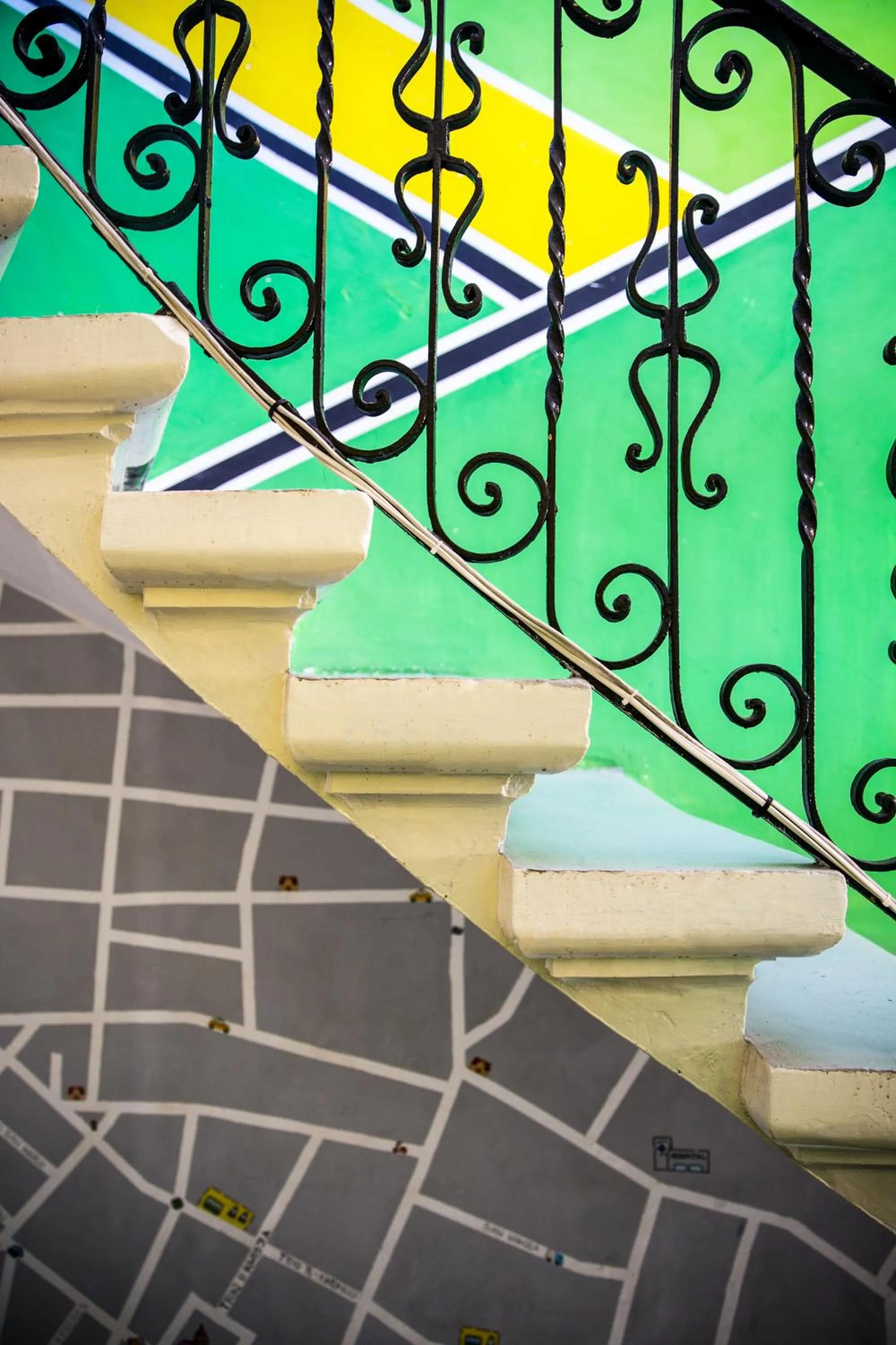 Decorative detail in Five Trees