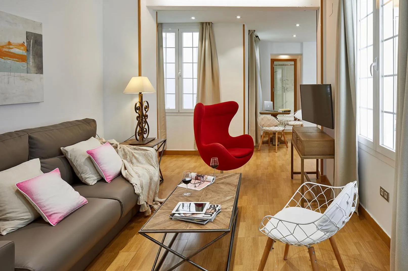 Bathroom in Lodgingmalaga Plaza Constitucion