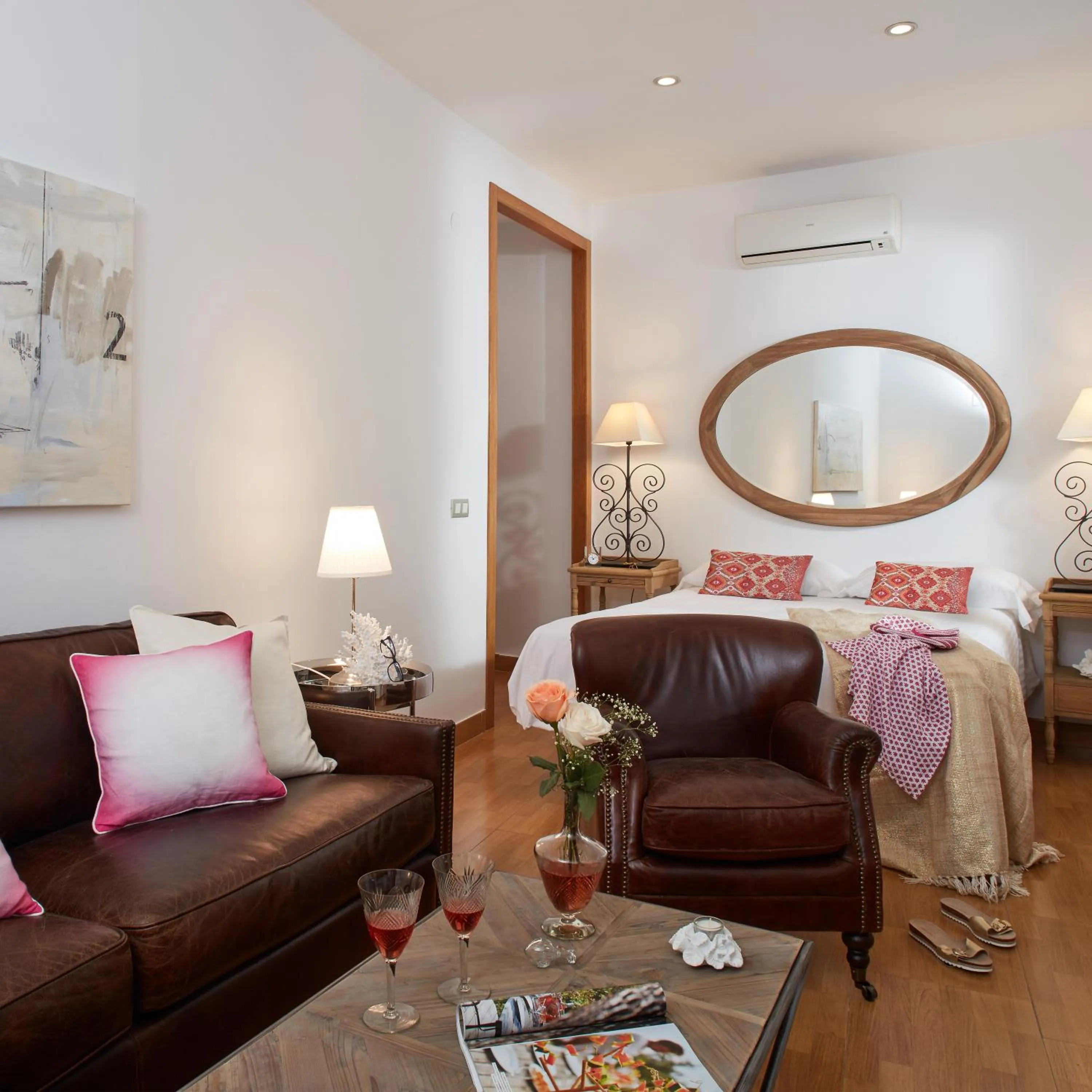Living room in Lodgingmalaga Plaza Constitucion