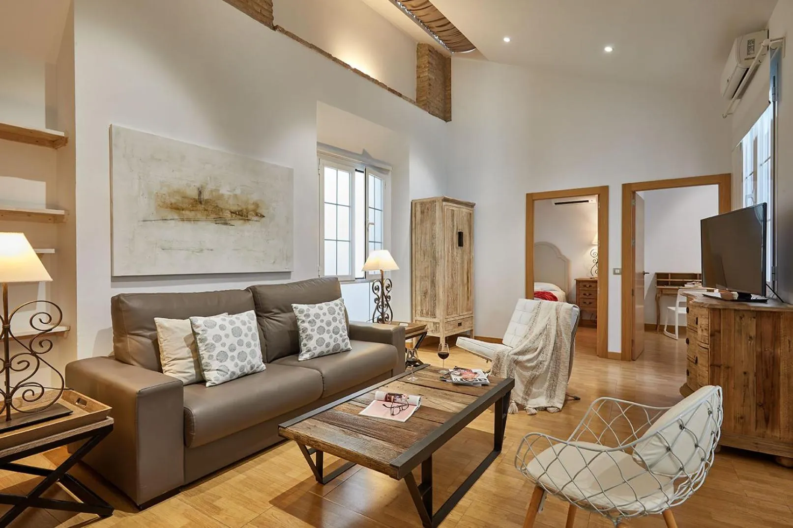 Living room in Lodgingmalaga Plaza Constitucion