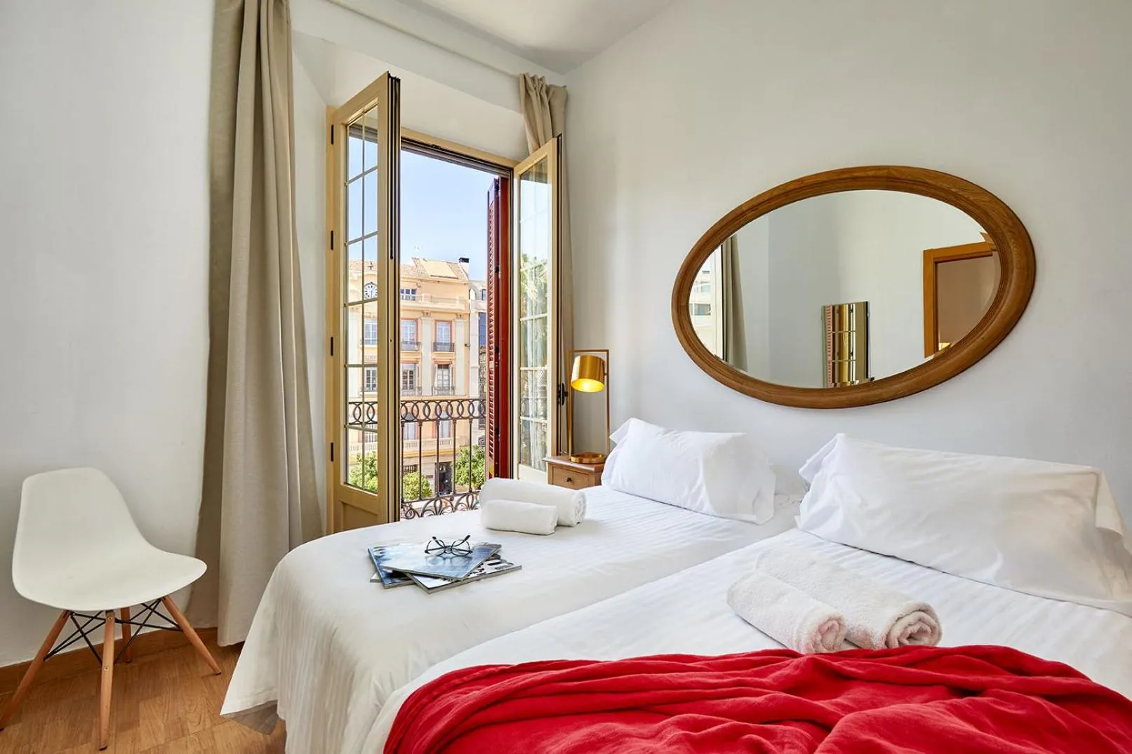 Bedroom, Bed in Lodgingmalaga Plaza Constitucion