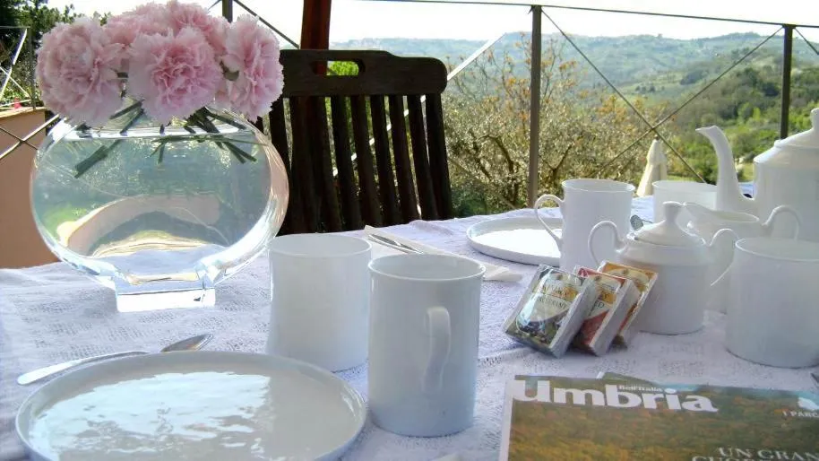 Balcony/Terrace in Alta Perugia B&B
