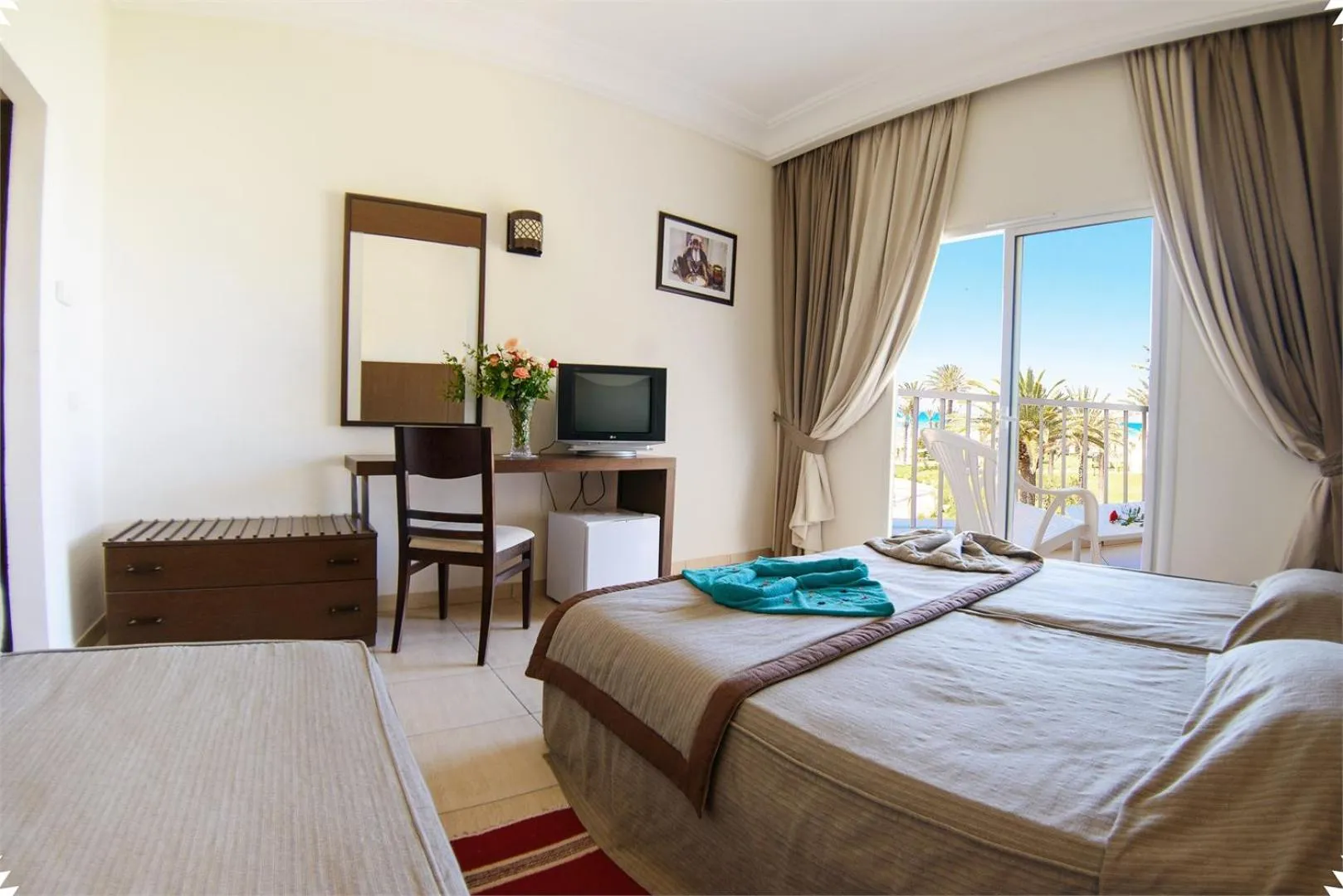 Bed in El Mehdi Beach Resort ex Primasol El Mehdi