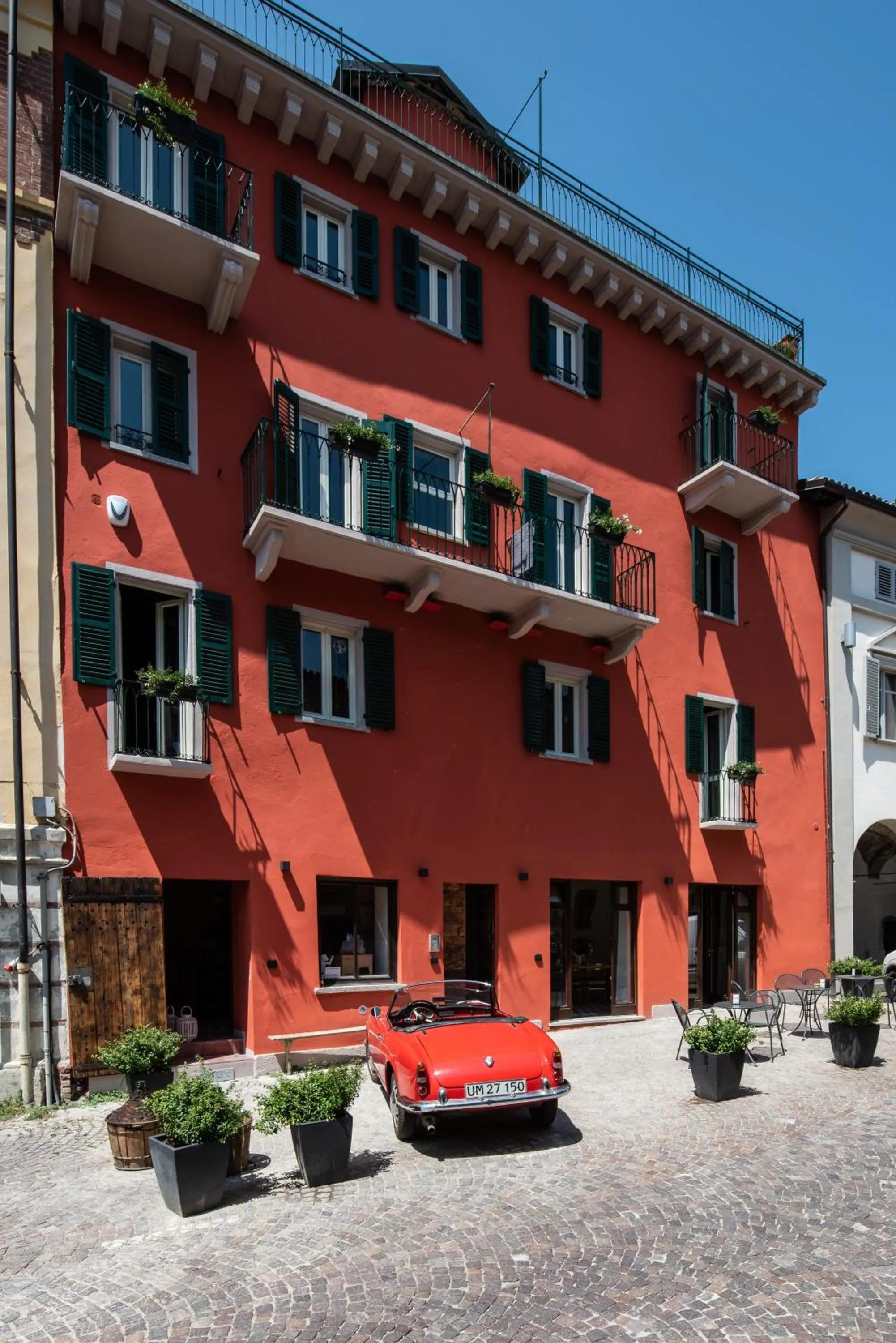 Property building in Boutique Hotel Al Palazzo Rosso