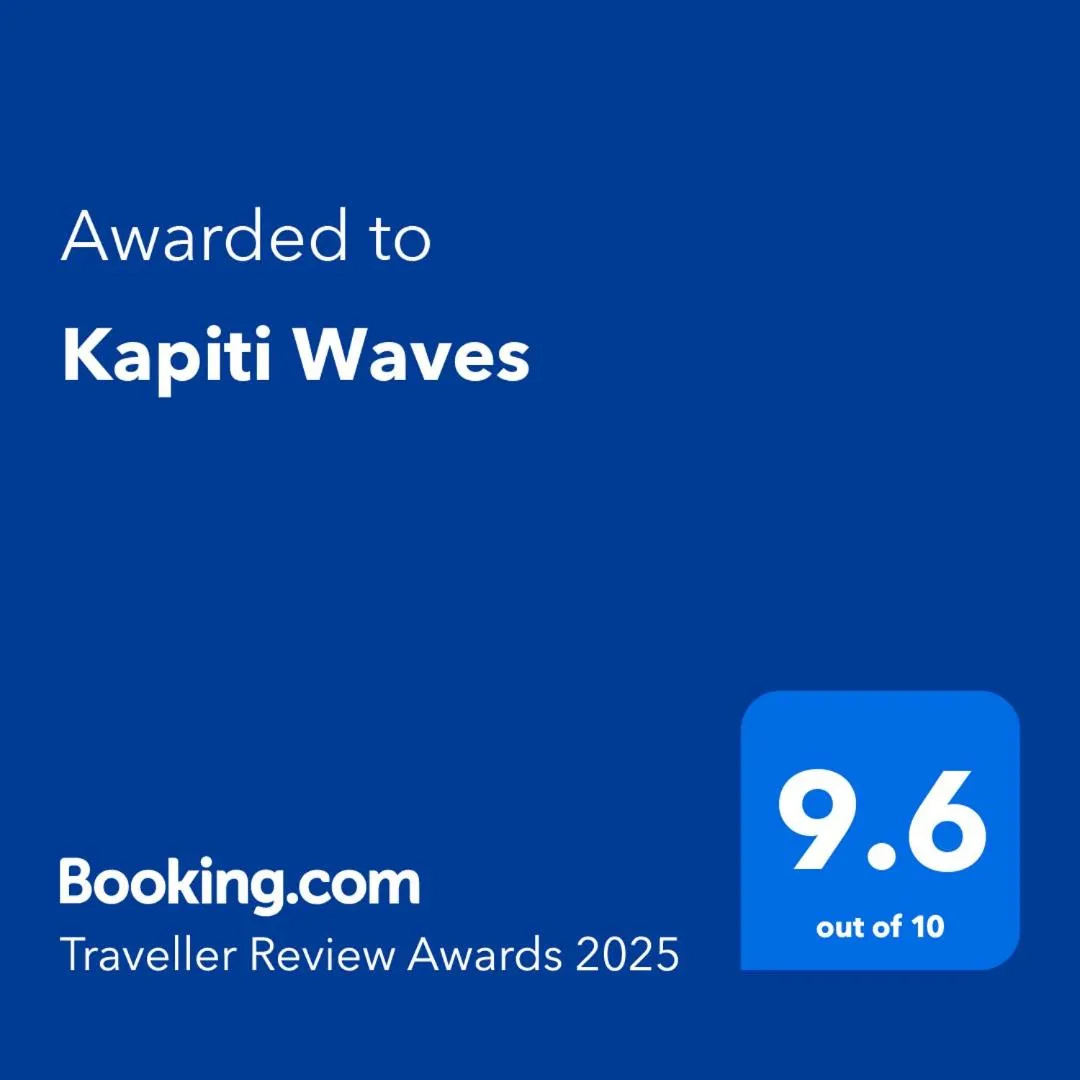 Certificate/Award in Kapiti Waves Bed & Breakfast