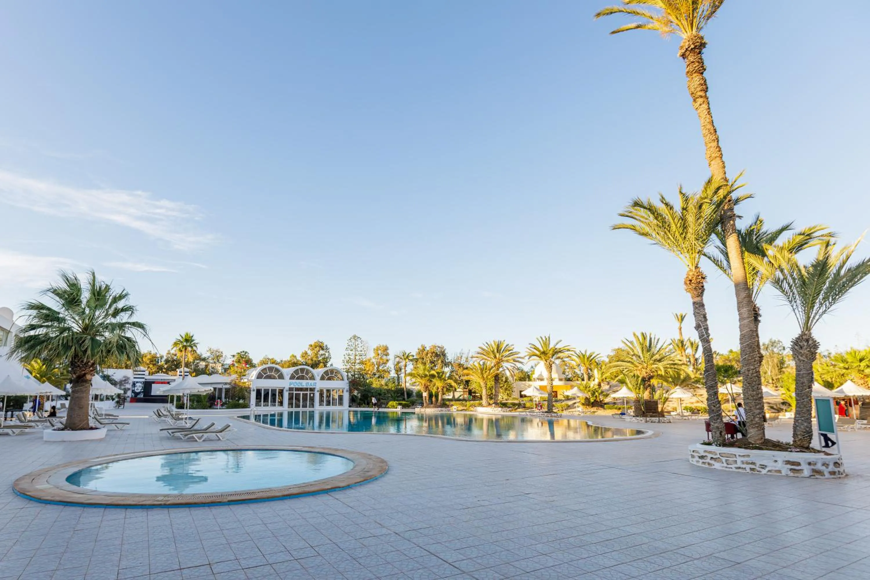 Pool view in Iris Hotel & Thalasso