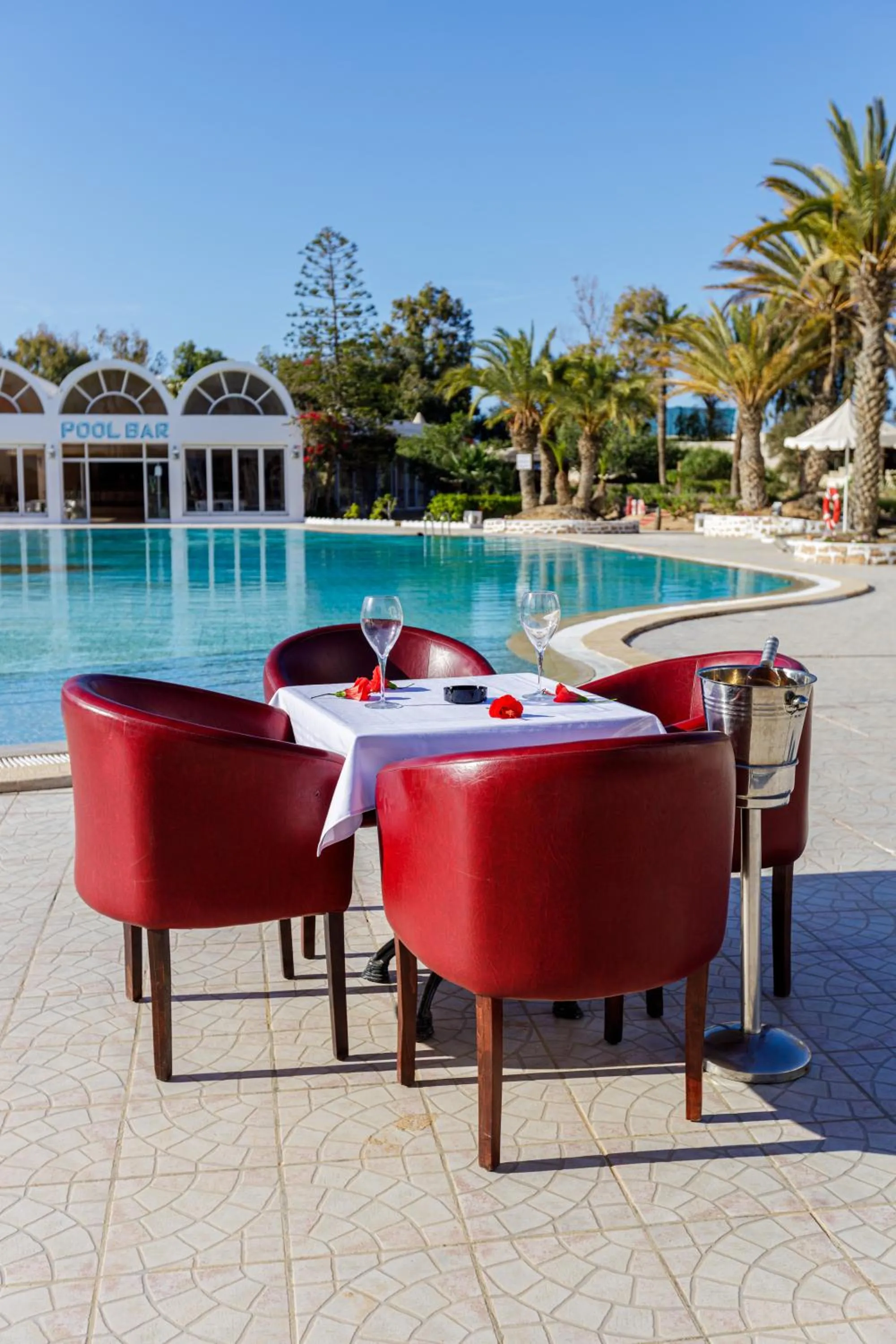 Swimming pool in Iris Hotel & Thalasso