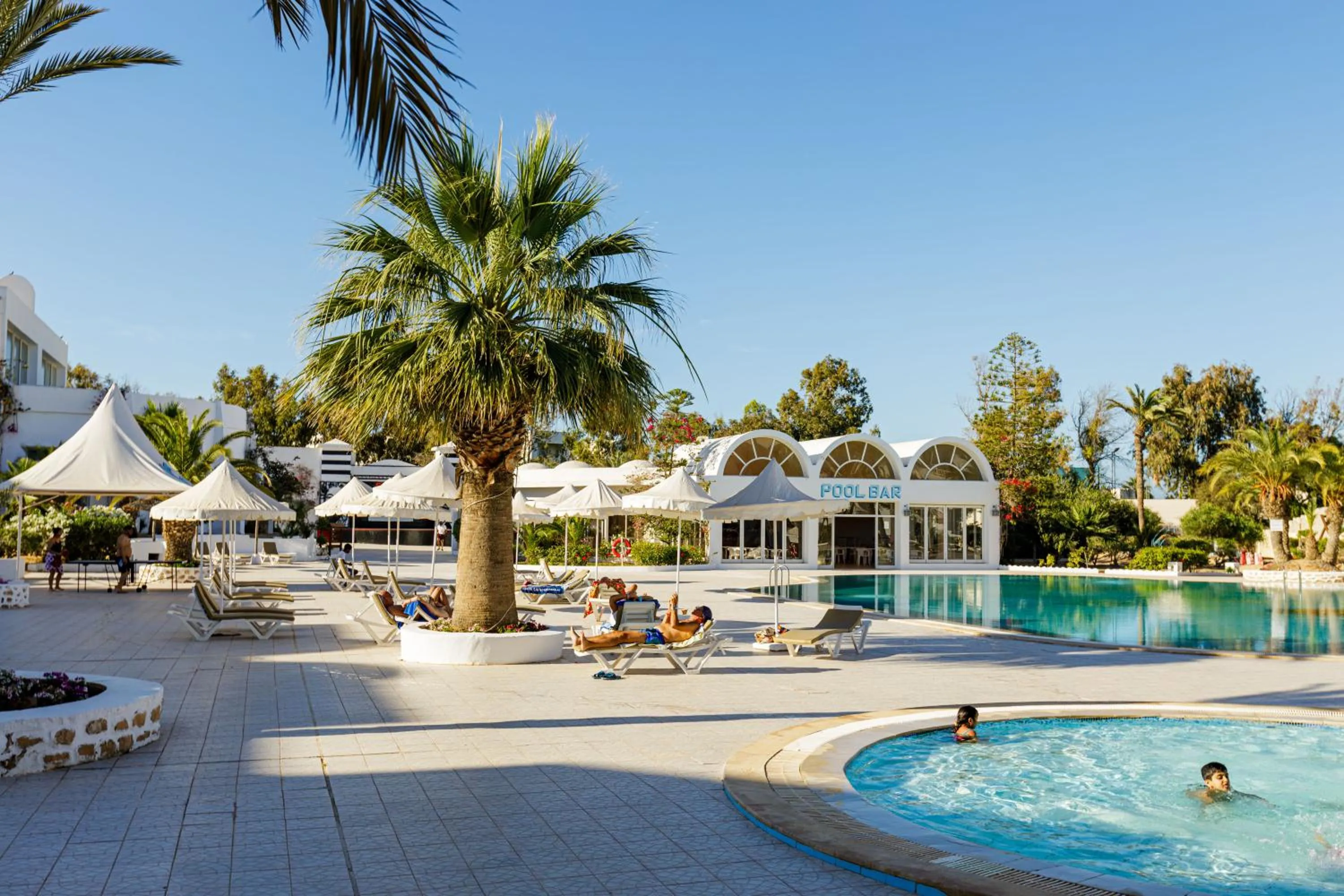 Swimming pool in Iris Hotel & Thalasso