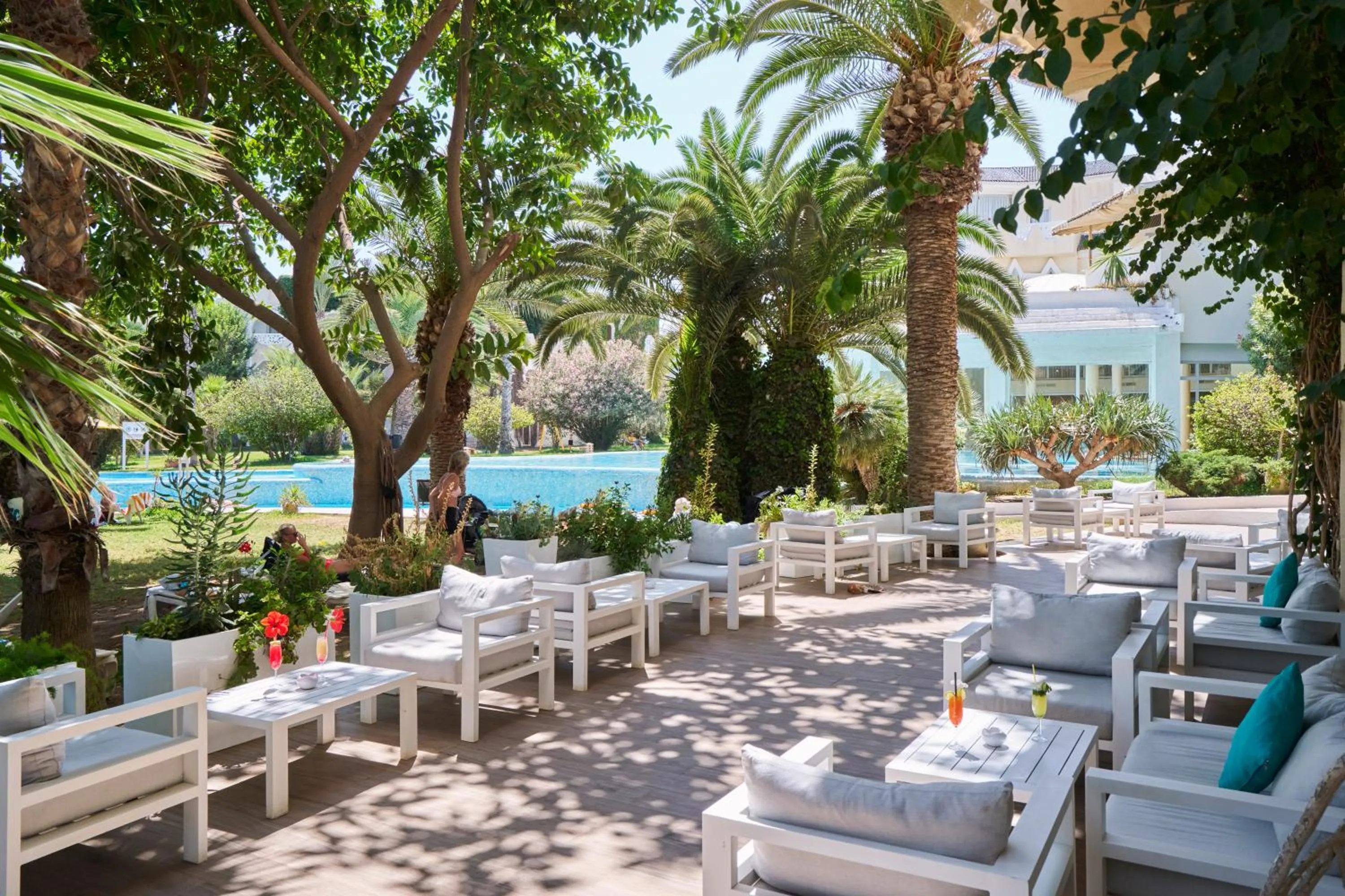 Patio in Mahdia Beach & Aqua Park